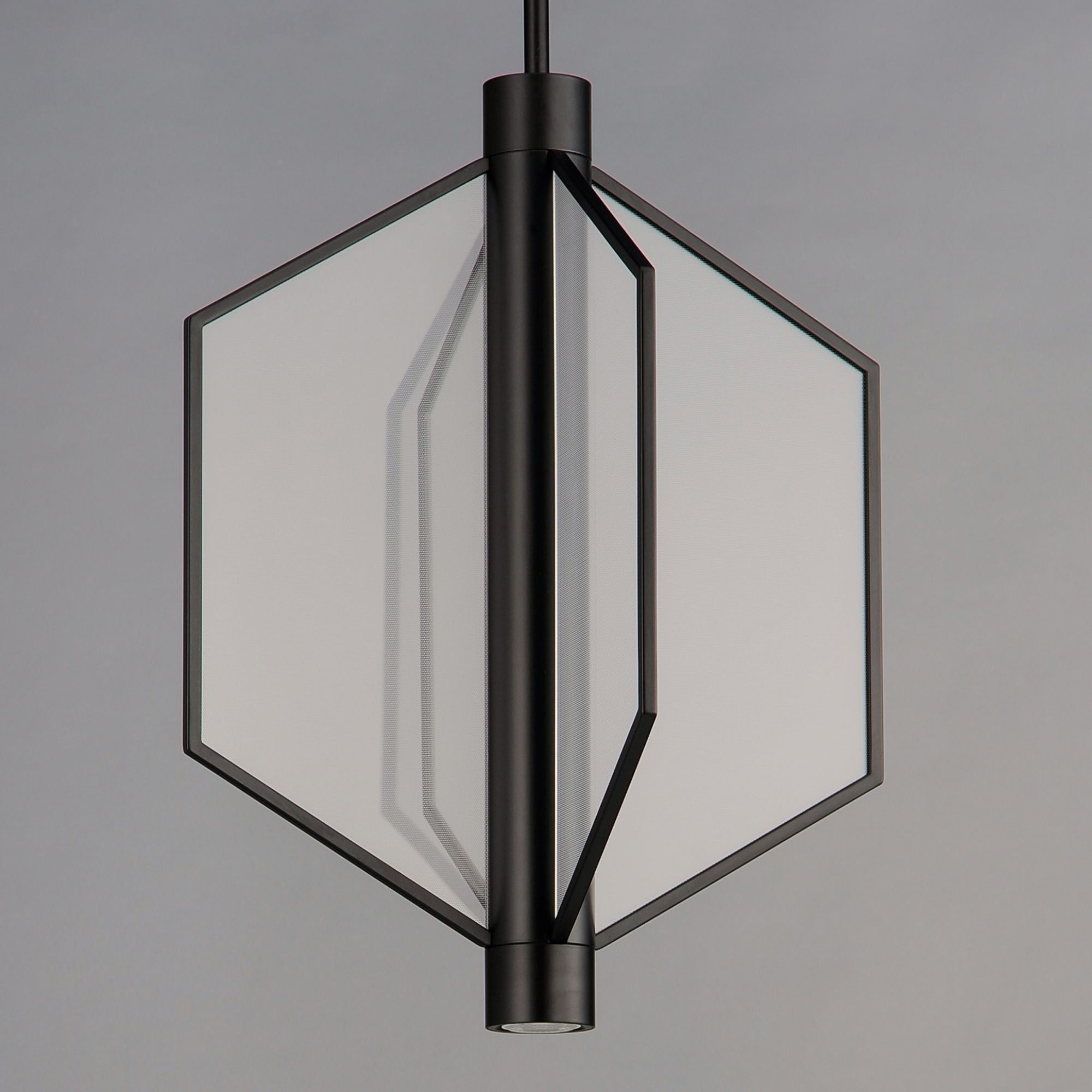 Telstar 24" Medium LED Pendant, Black Finish
