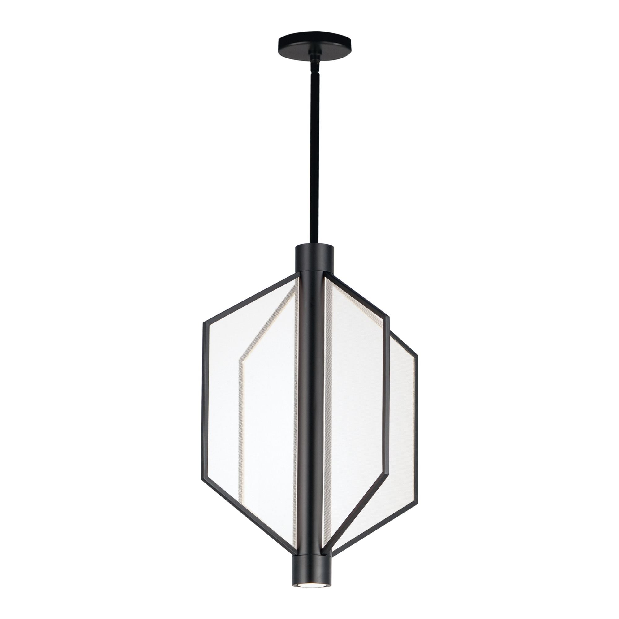 Telstar 24" Medium LED Pendant, Black Finish