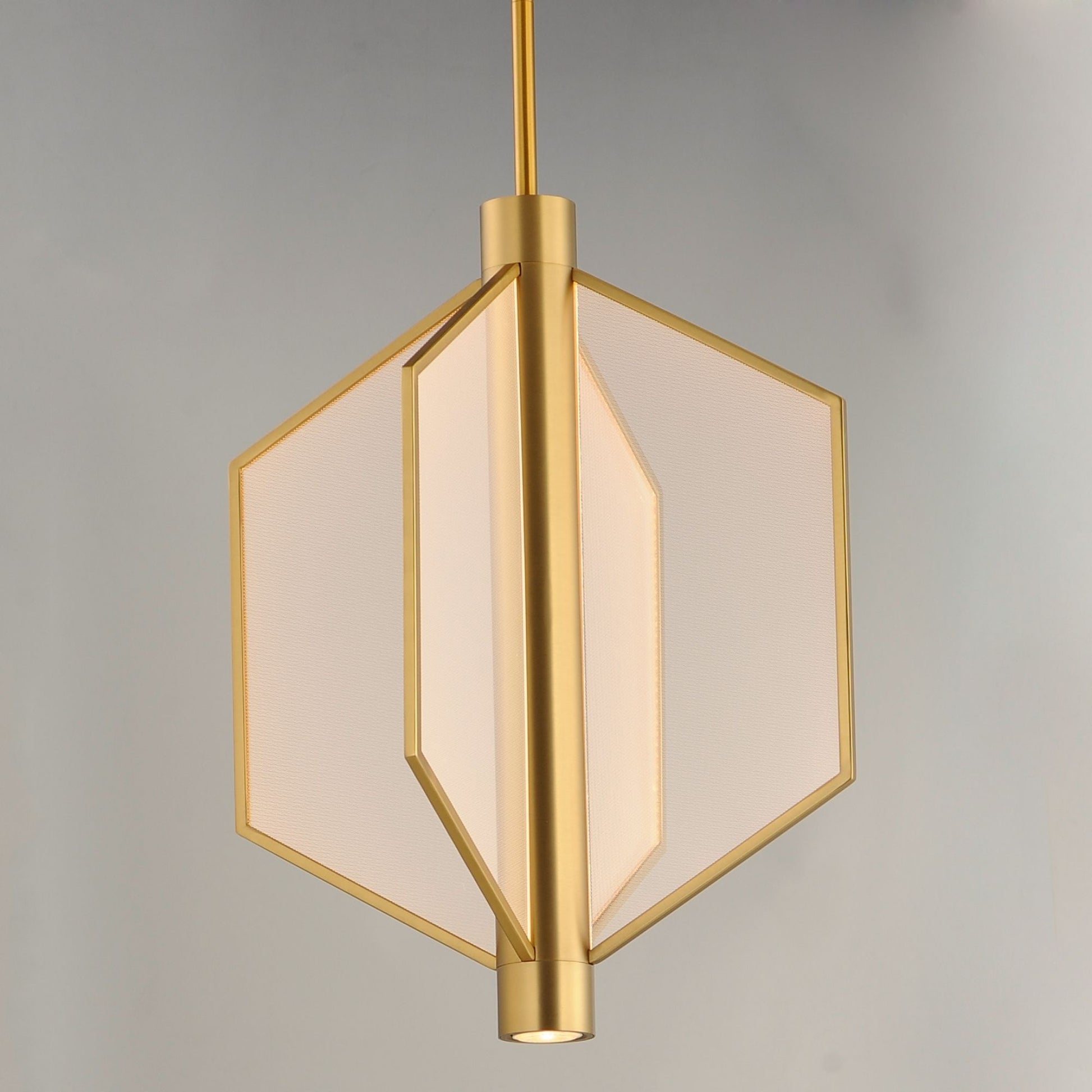 ET2 Lighting - Telstar 24" Medium LED Pendant, Natural Aged Brass Finish | Bees Lighting