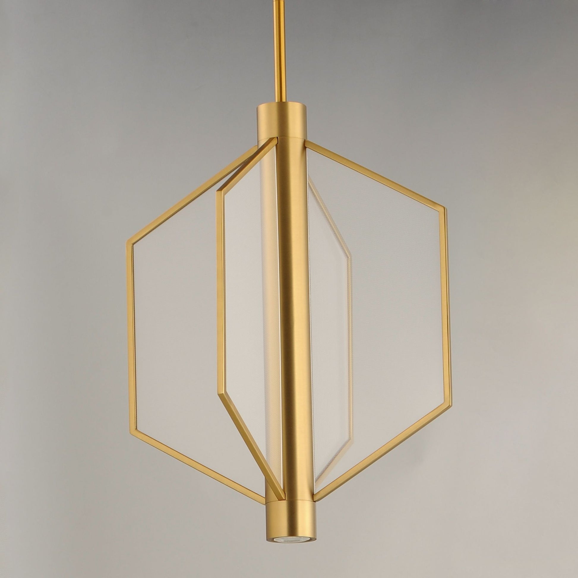 ET2 Lighting - Telstar 24" Medium LED Pendant, Natural Aged Brass Finish | Bees Lighting