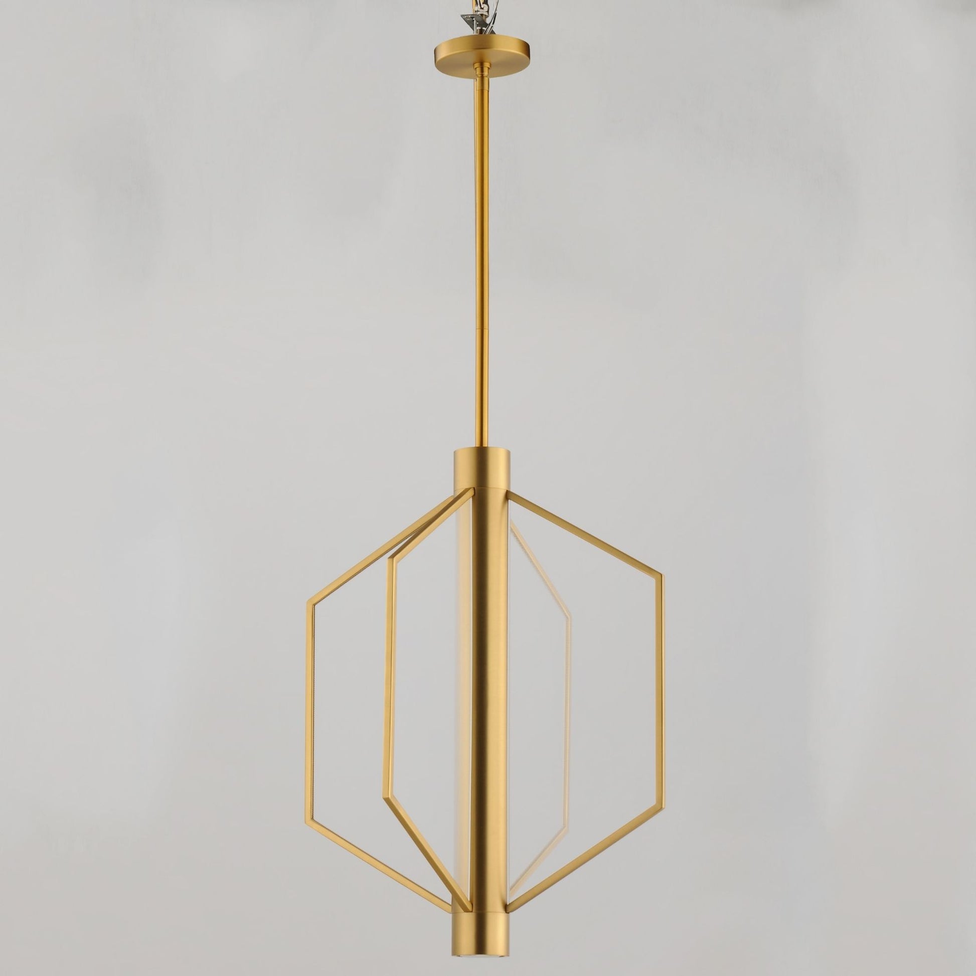 ET2 Lighting - Telstar 24" Medium LED Pendant, Natural Aged Brass Finish | Bees Lighting