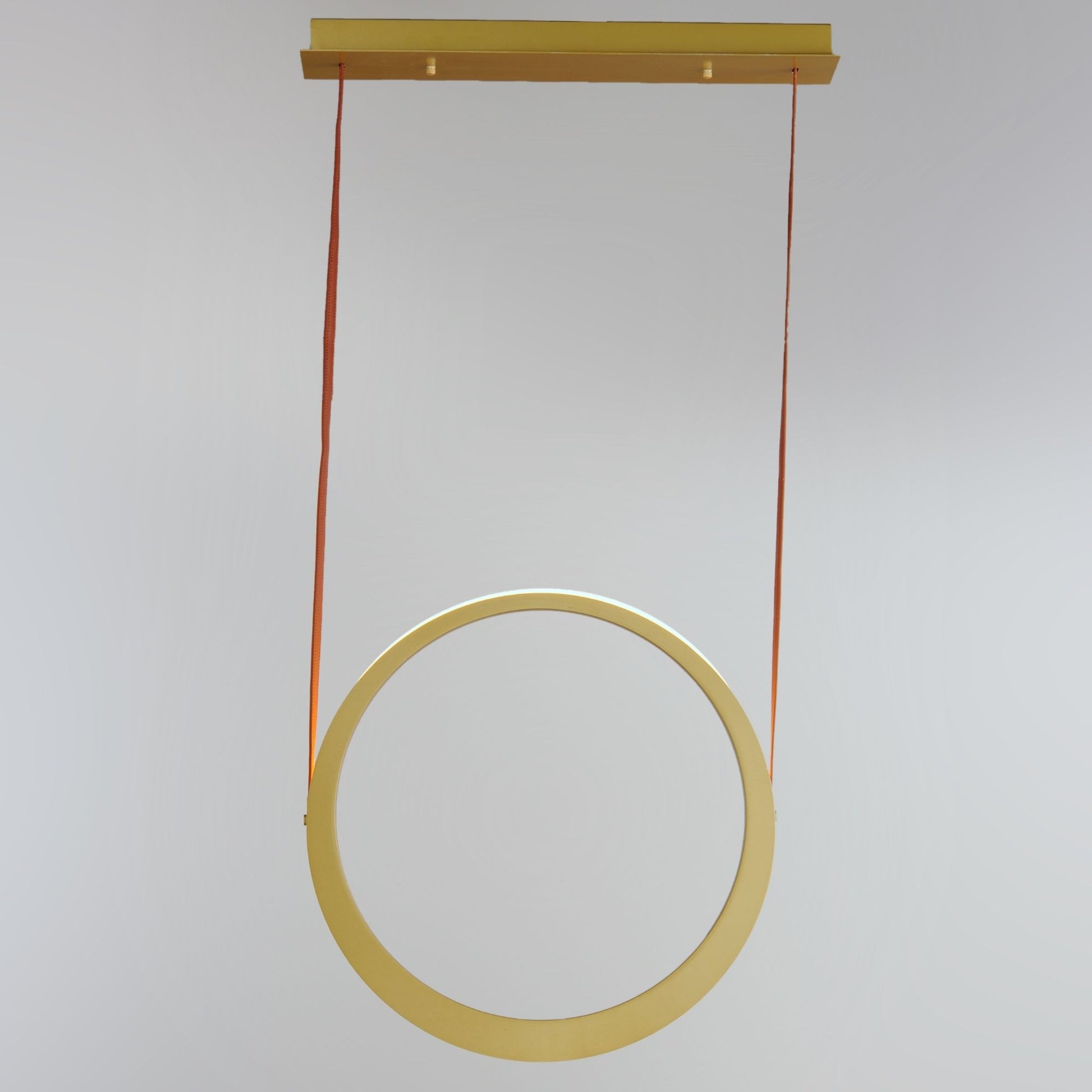 ET2 Lighting - Tether 23" LED Pendant, Natural Aged Brass Finish | Bees Lighting