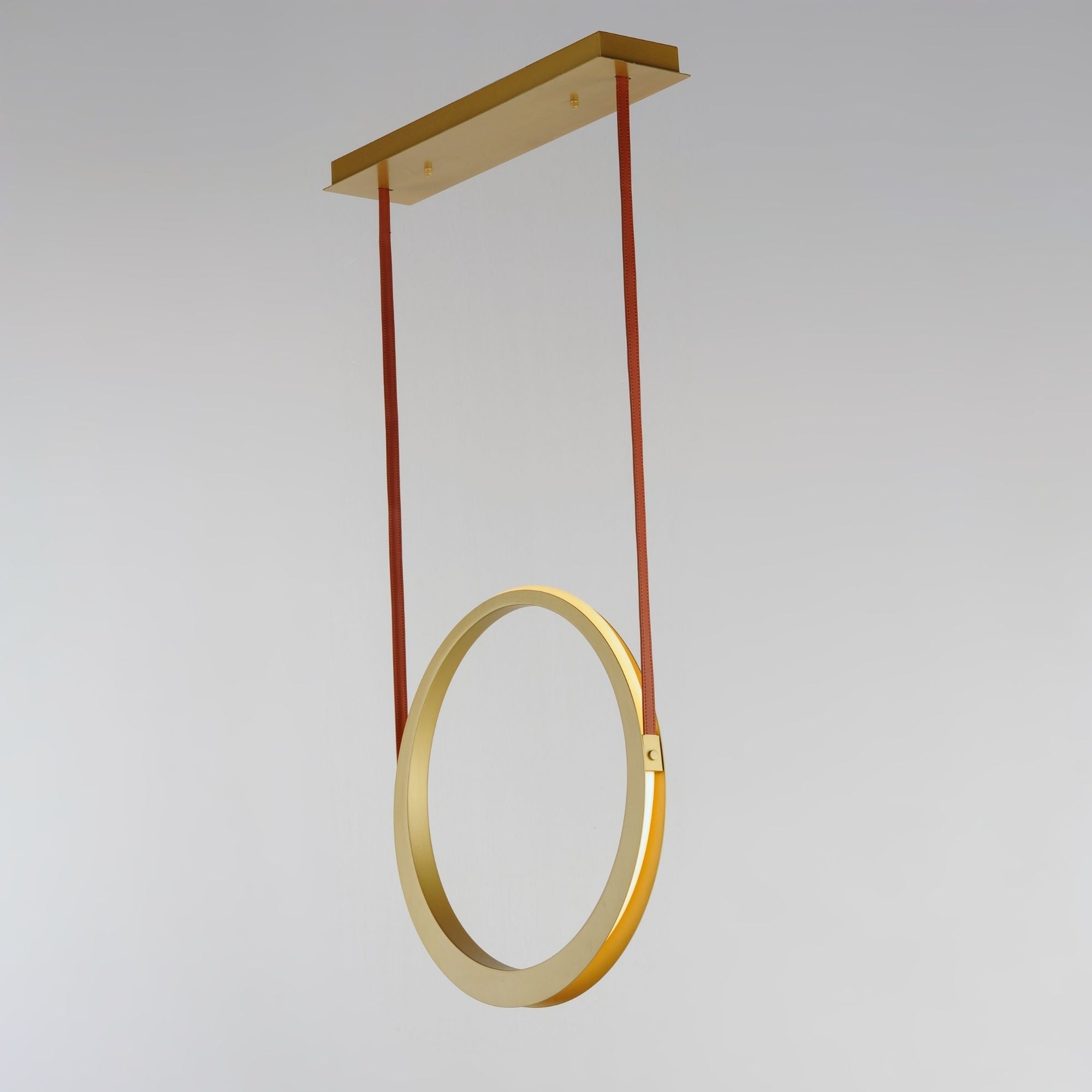 ET2 Lighting - Tether 23" LED Pendant, Natural Aged Brass Finish | Bees Lighting