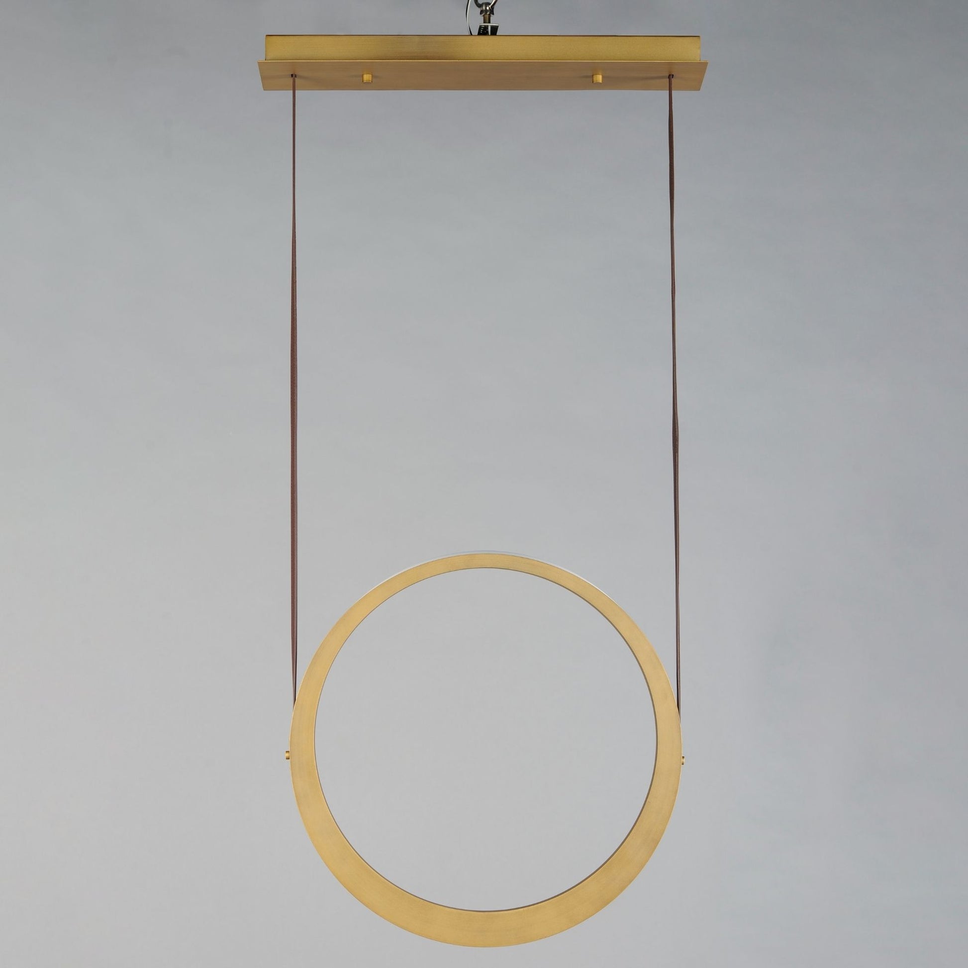 ET2 Lighting - Tether 23" LED Pendant, Natural Aged Brass Finish | Bees Lighting