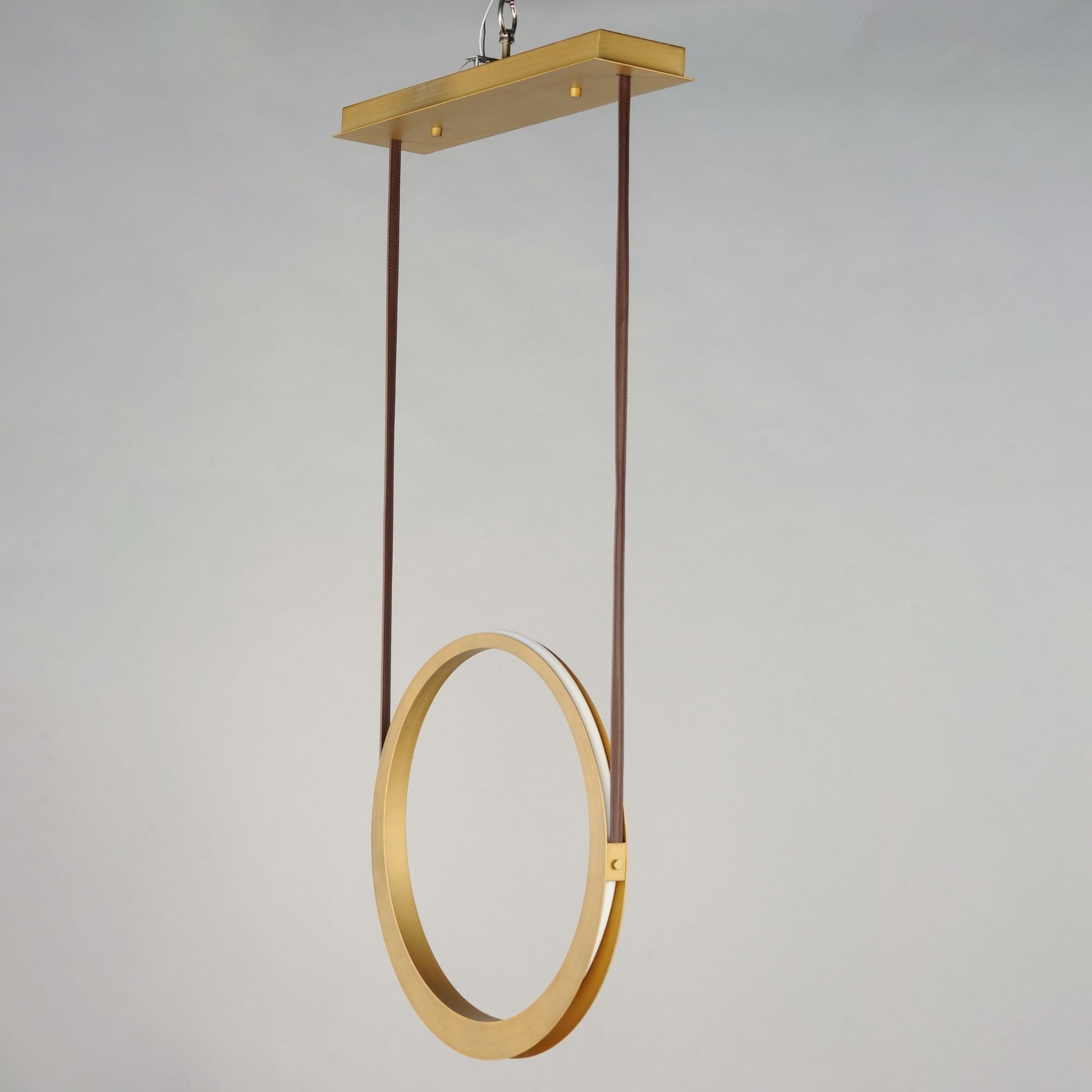 ET2 Lighting - Tether 23" LED Pendant, Natural Aged Brass Finish | Bees Lighting