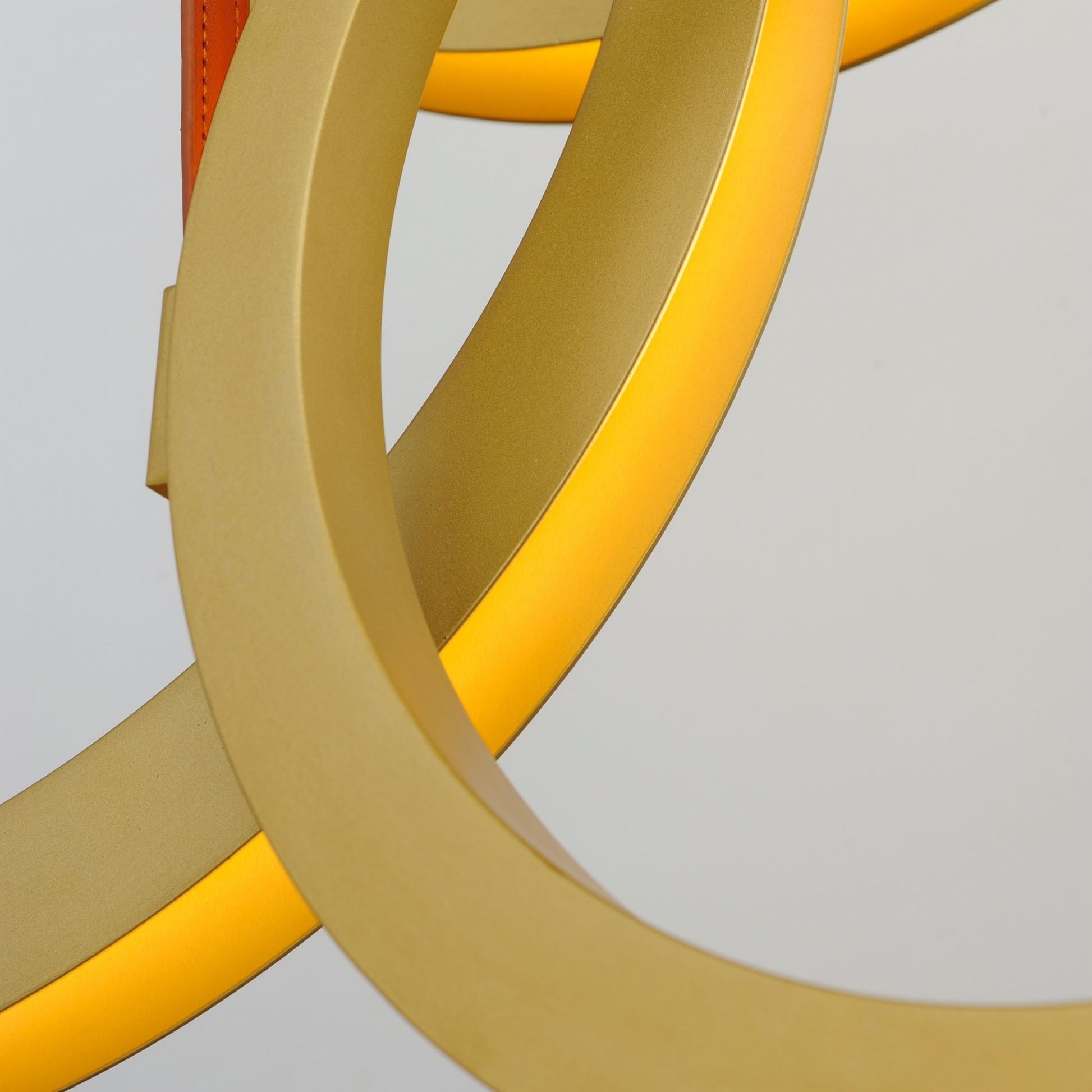 ET2 Lighting - Tether 34" 3-Light Linear LED Pendant, Natural Aged Brass Finish | Bees Lighting