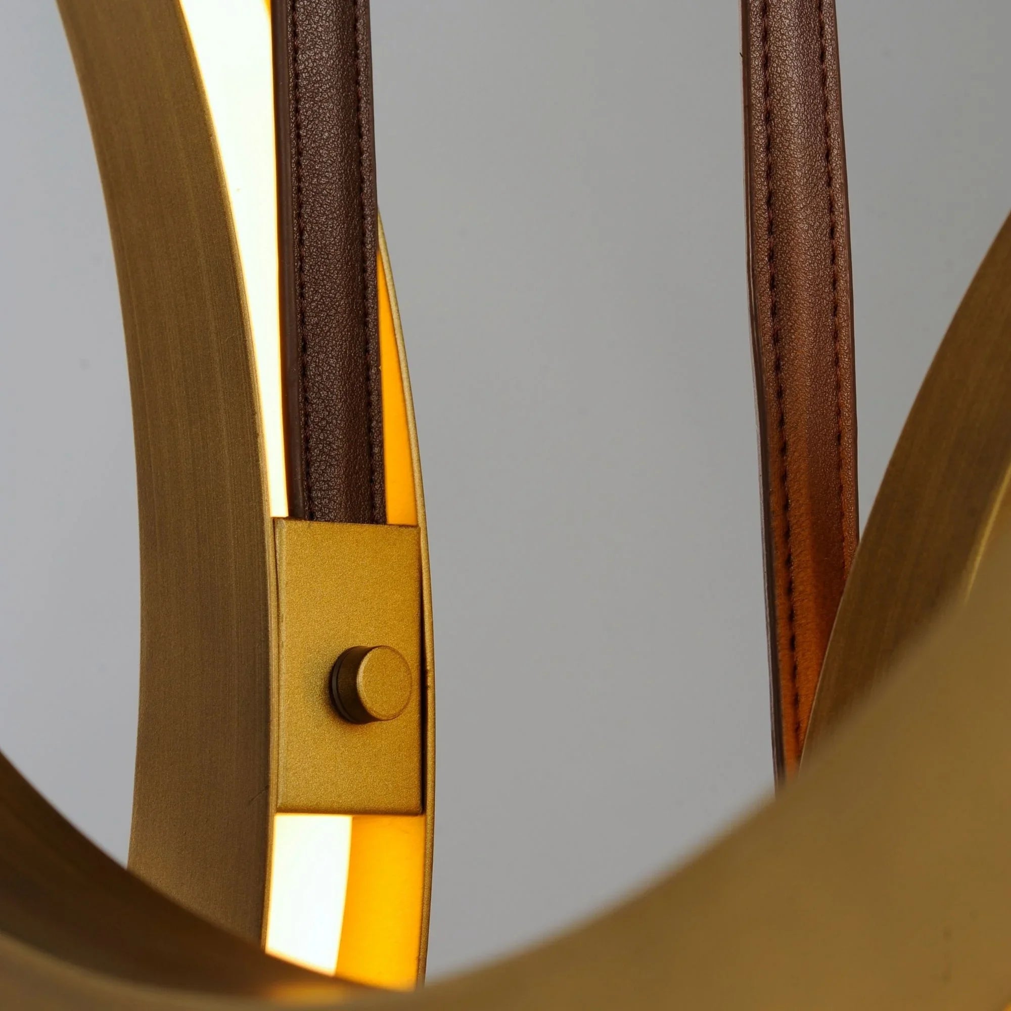 ET2 Lighting - Tether 45" 4-Light Linear LED Pendant, Natural Aged Brass Finish | Bees Lighting