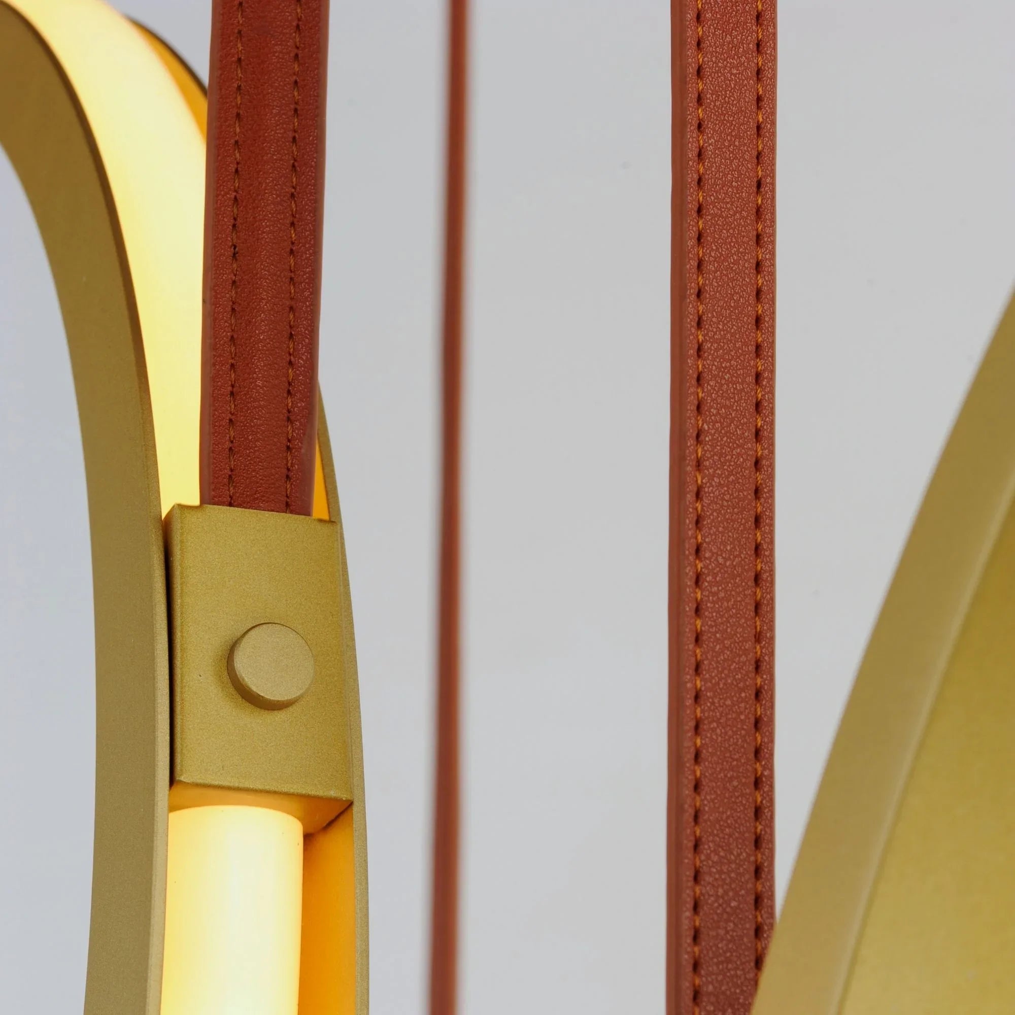 ET2 Lighting - Tether 45" 4-Light Linear LED Pendant, Natural Aged Brass Finish | Bees Lighting