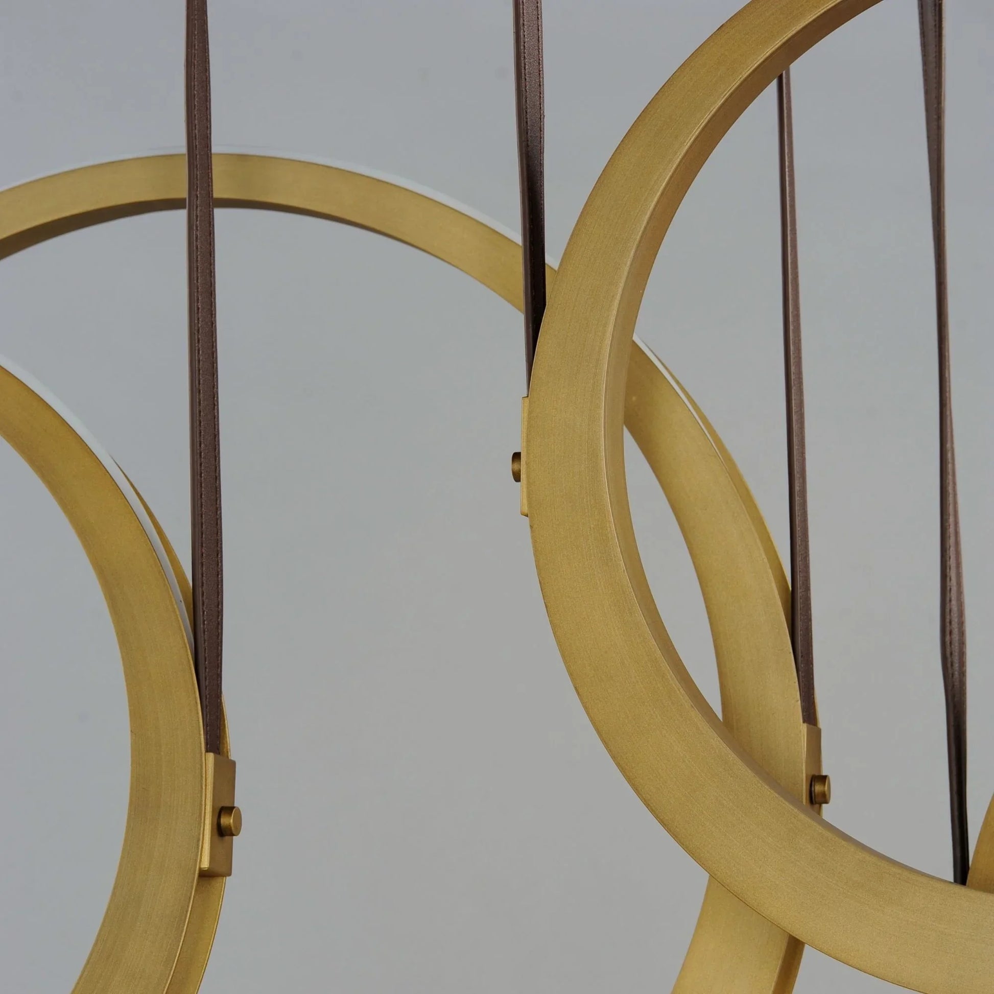 ET2 Lighting - Tether 45" 4-Light Linear LED Pendant, Natural Aged Brass Finish | Bees Lighting