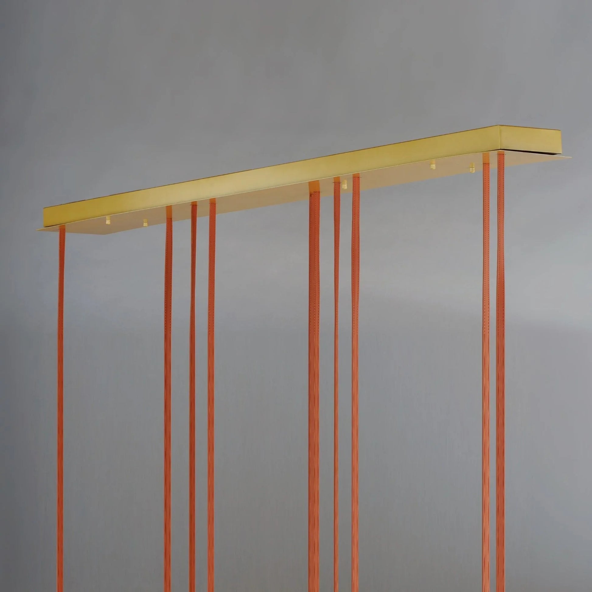 ET2 Lighting - Tether 45" 4-Light Linear LED Pendant, Natural Aged Brass Finish | Bees Lighting