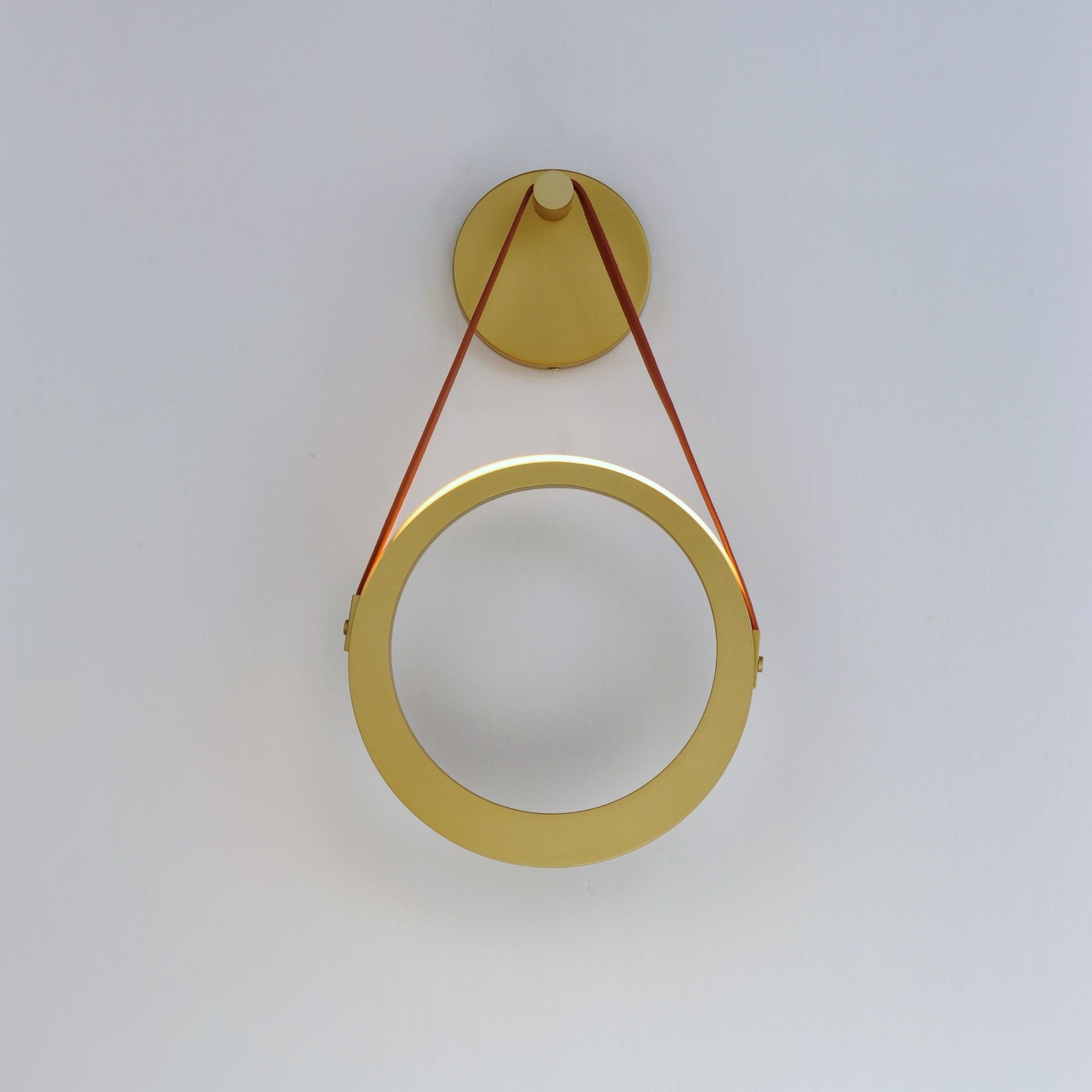 Tether 21" LED Wall Sconce, Natural Aged Brass Finish