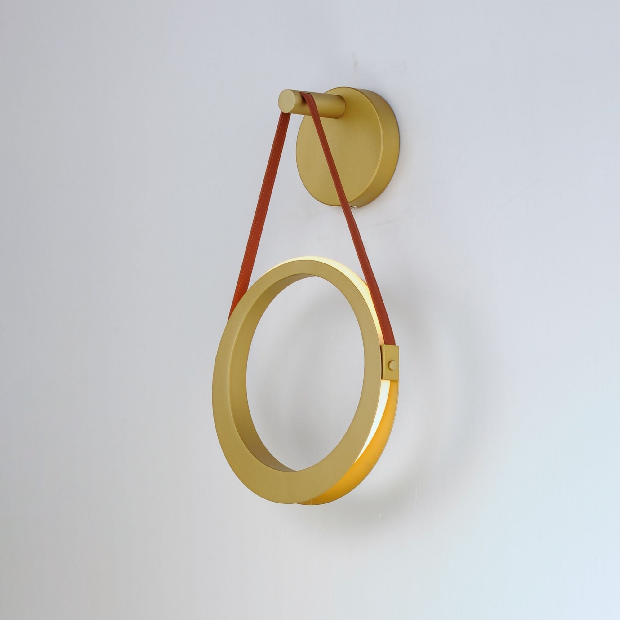 Tether 21" LED Wall Sconce, Natural Aged Brass Finish