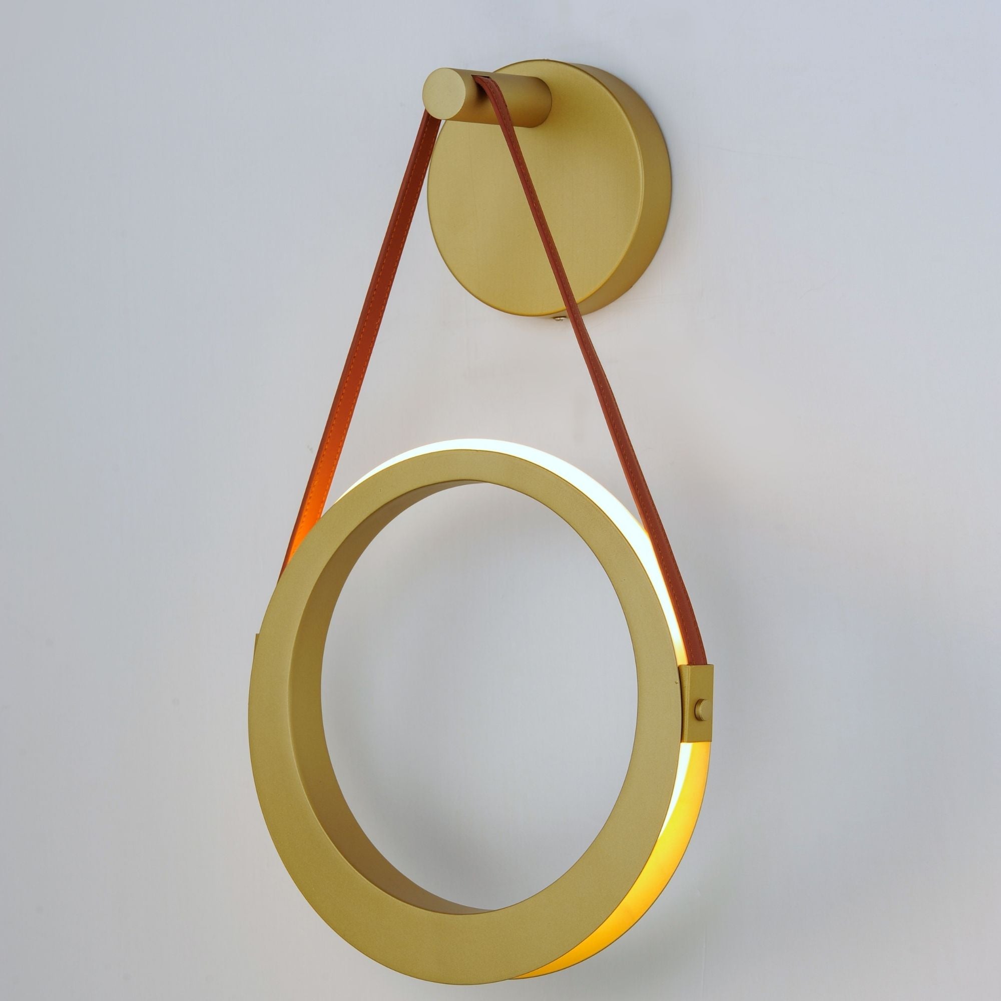 Tether 21" LED Wall Sconce, Natural Aged Brass Finish