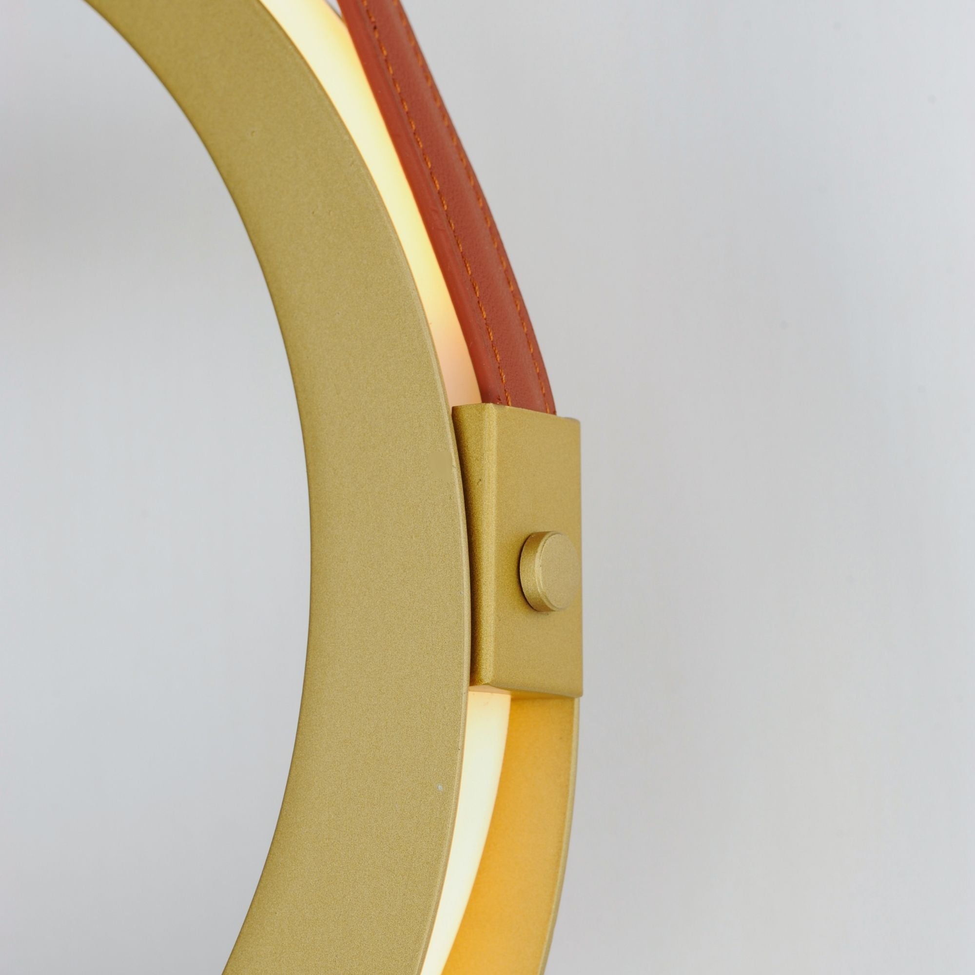 Tether 21" LED Wall Sconce, Natural Aged Brass Finish