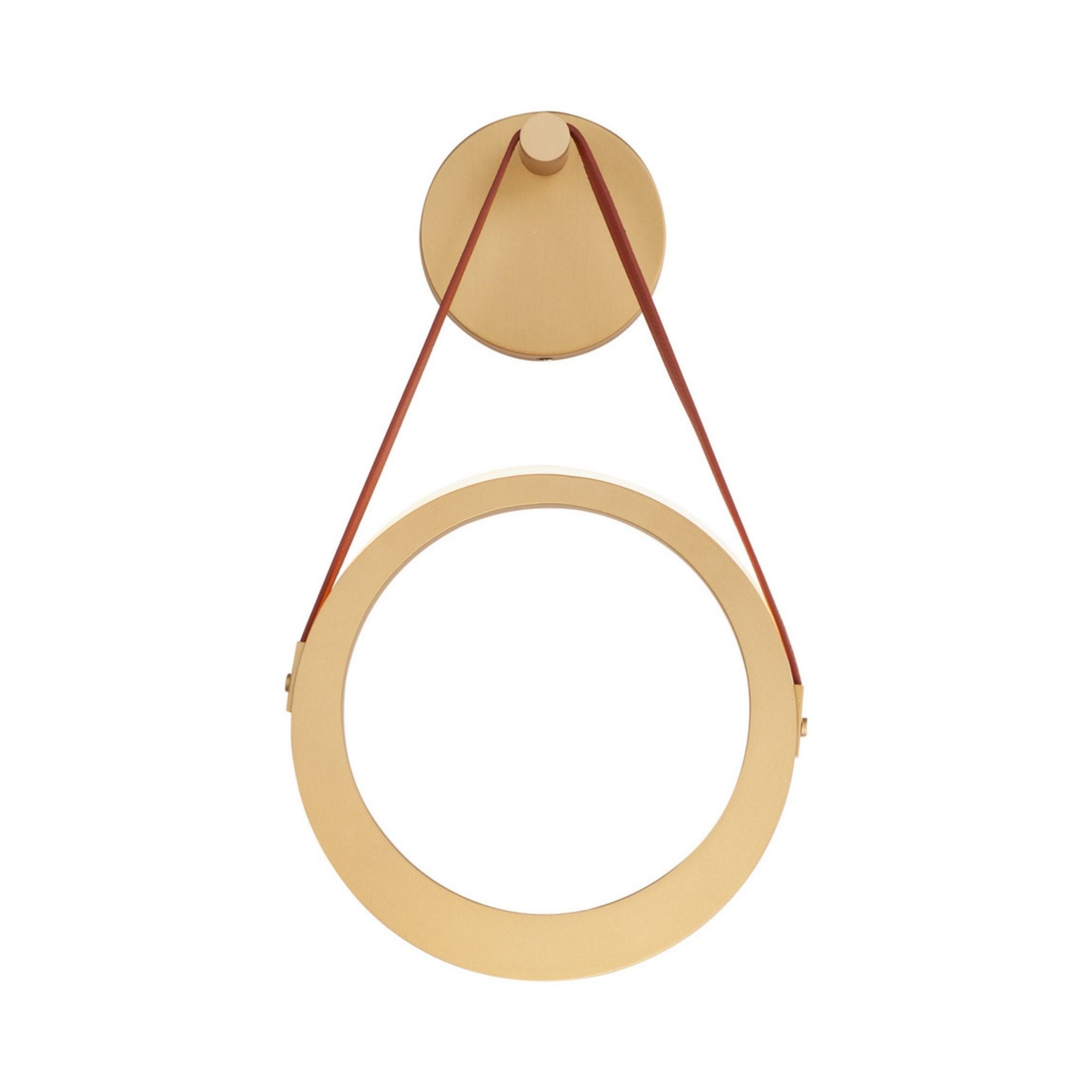 Tether 21" LED Wall Sconce, Natural Aged Brass Finish