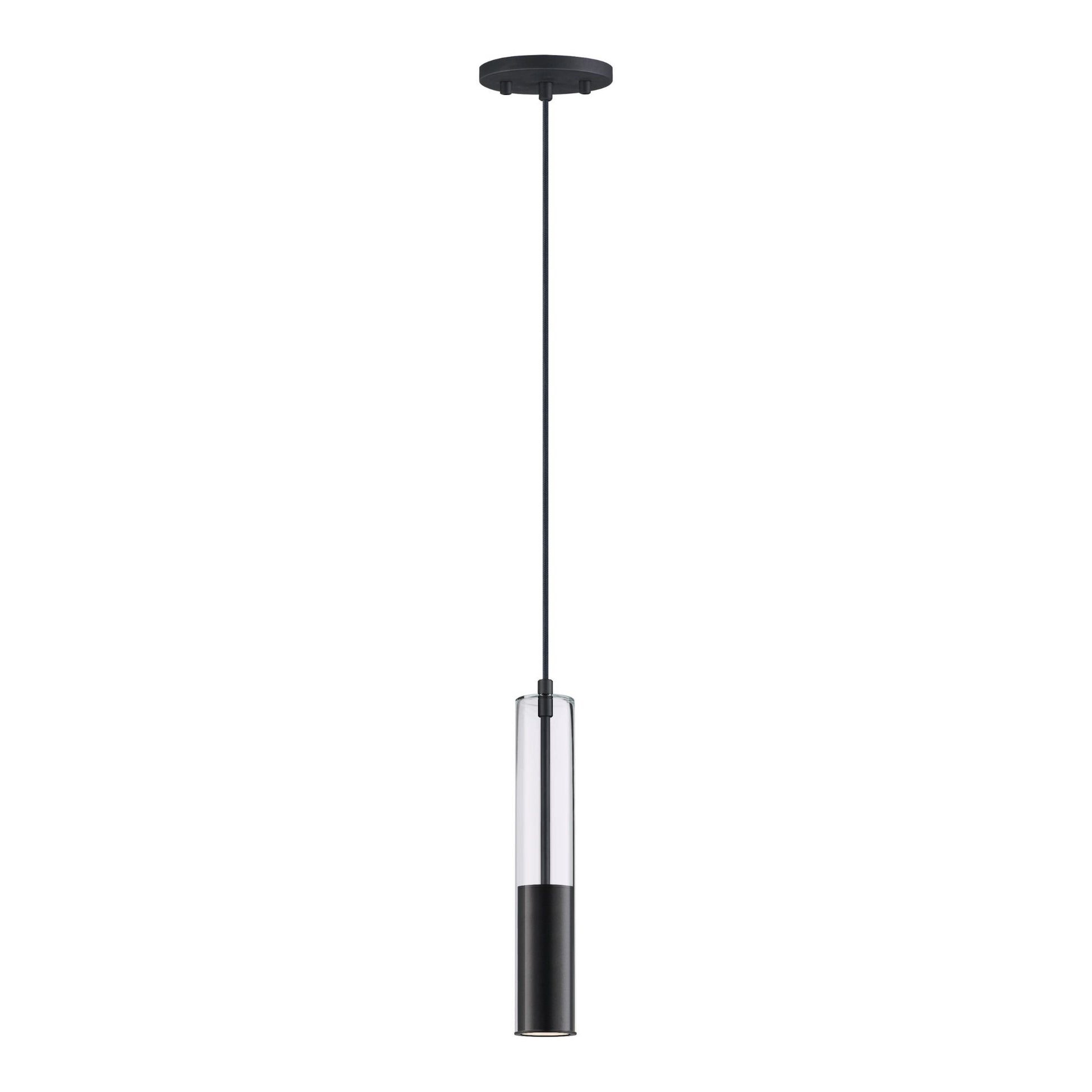 ET2 Lighting - Torch 15" LED Mini Pendant, Black Finish | Bees Lighting