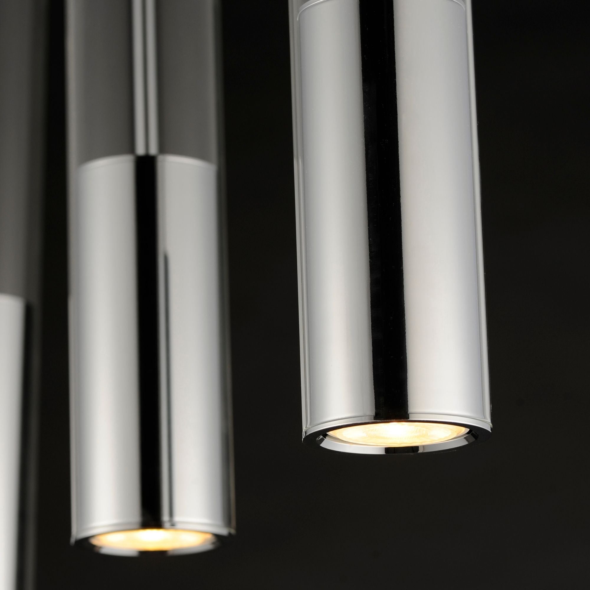 Torch 28" 4-Light Linear LED Pendant, Polished Chrome Finish