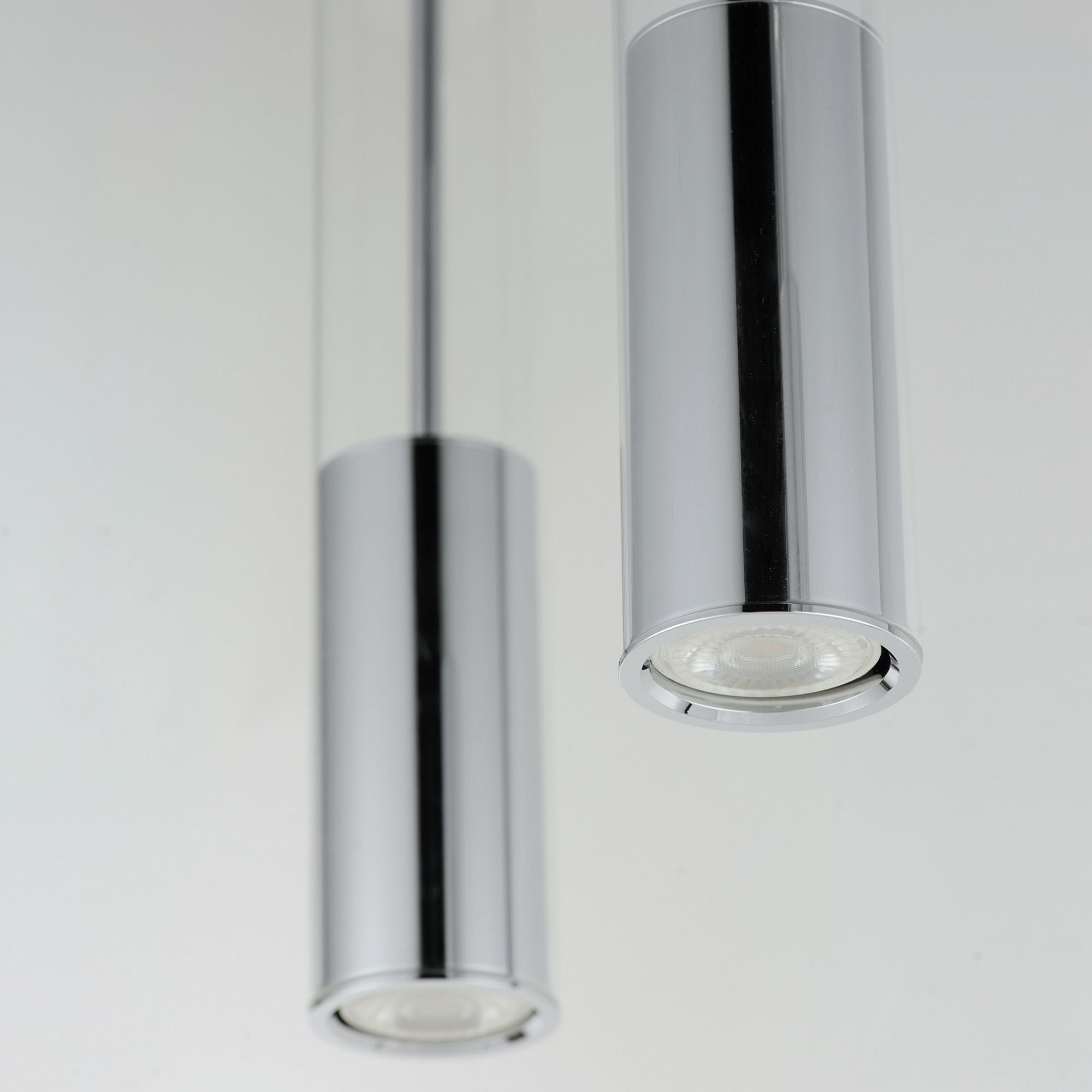 Torch 28" 4-Light Linear LED Pendant, Polished Chrome Finish