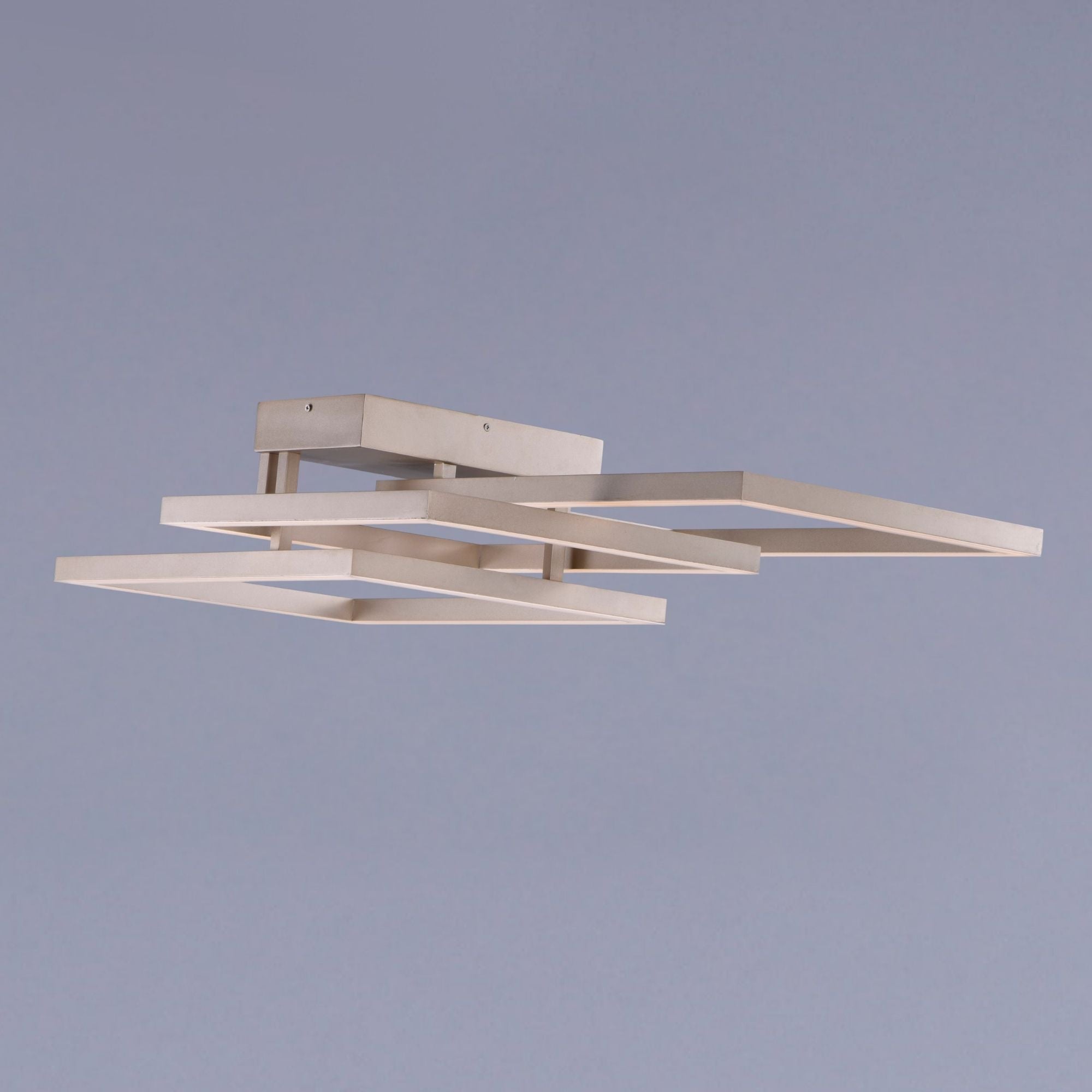 Traverse LED 36" Geometric LED Flush/Wall Mount, Champagne Finish