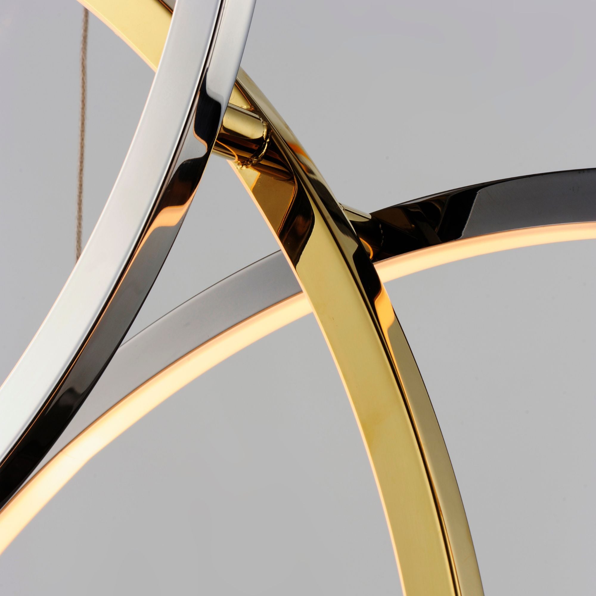 Union 47" 5-Light LED Pendant, Multi-Plated Finish