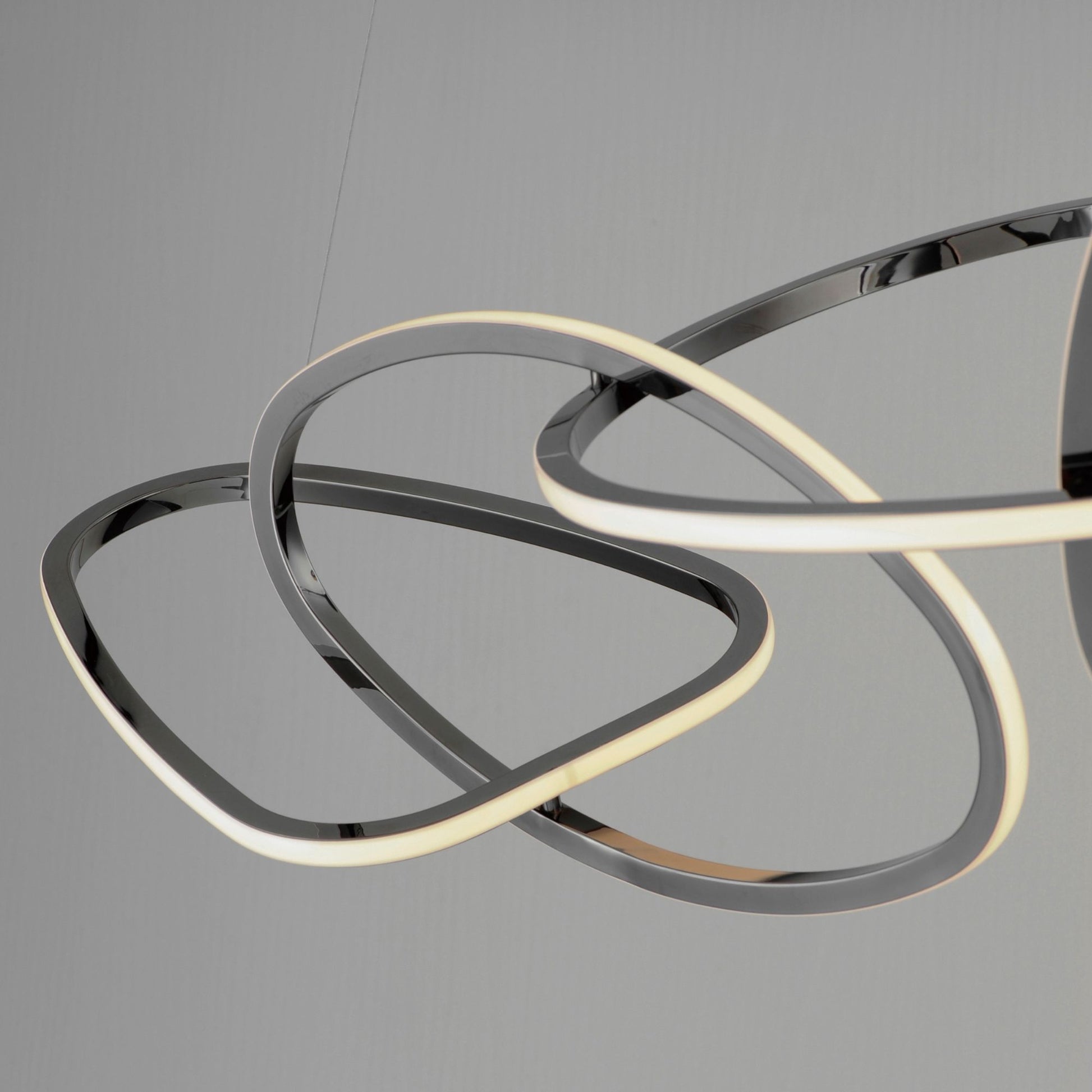 ET2 Lighting - Unity 55" Linear LED Pendant, Black Chrome Finish | Bees Lighting