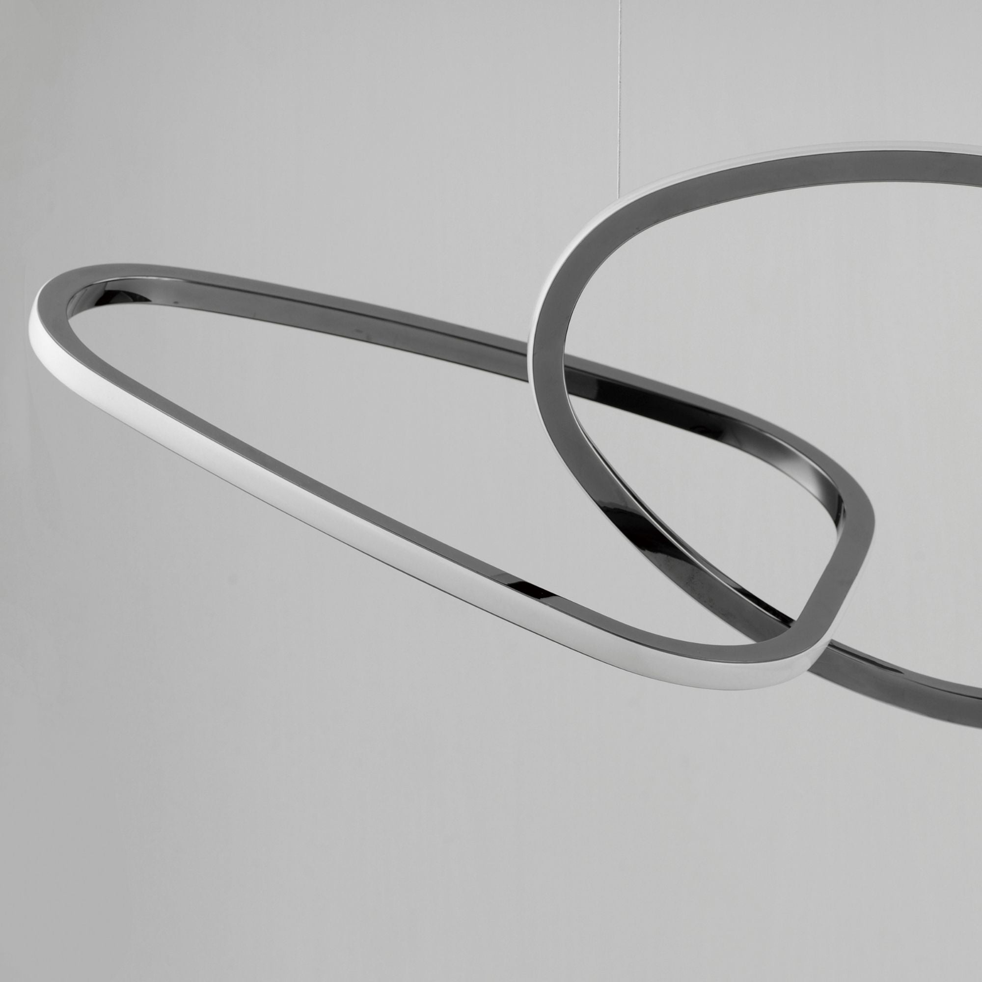 ET2 Lighting - Unity 55" Linear LED Pendant, Black Chrome Finish | Bees Lighting