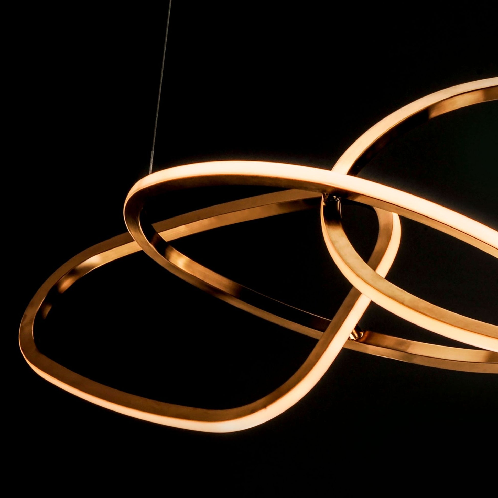 ET2 Lighting - Unity 55" Linear LED Pendant, Brushed Champagne Finish | Bees Lighting