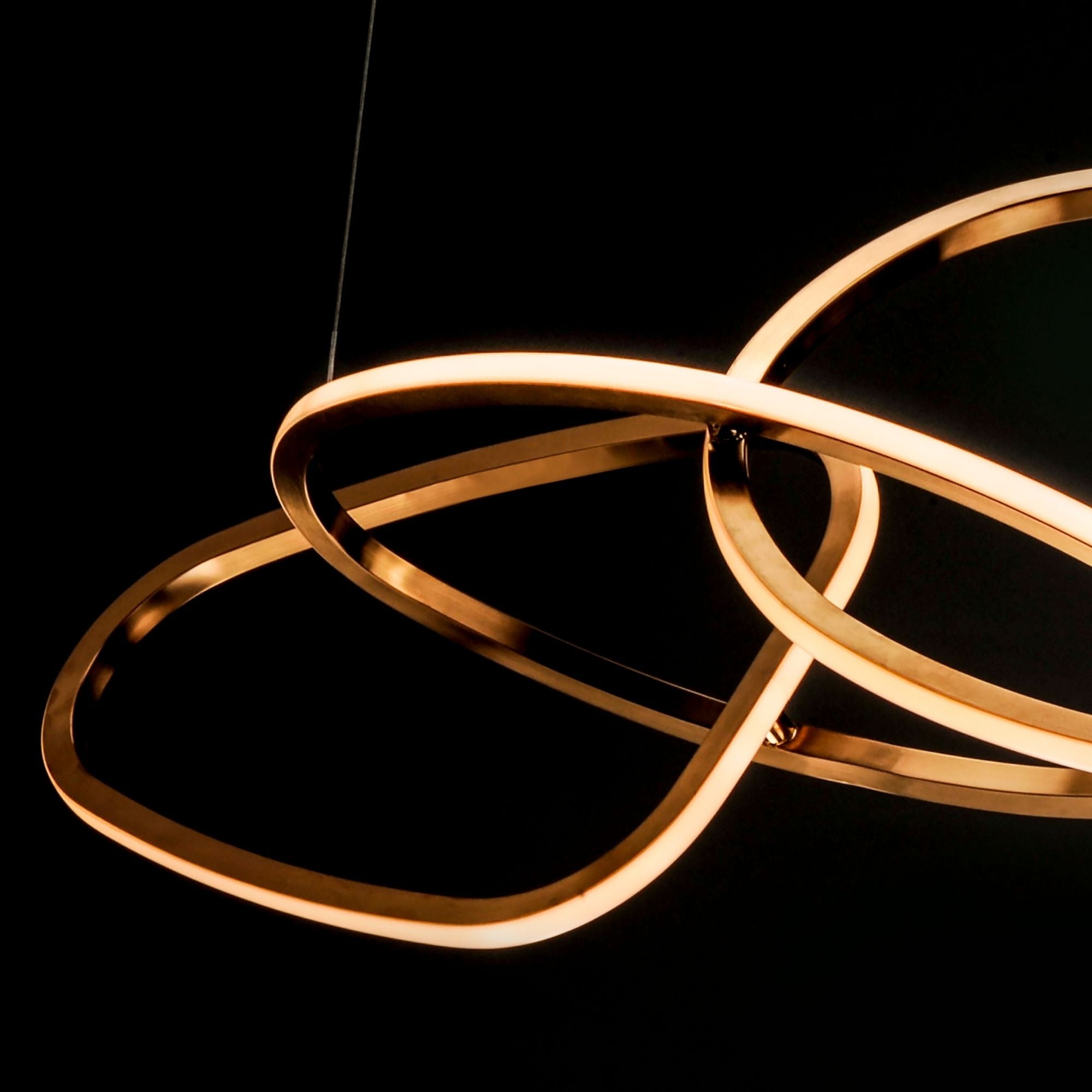 ET2 Lighting - Unity 55" Linear LED Pendant, Brushed Champagne Finish | Bees Lighting