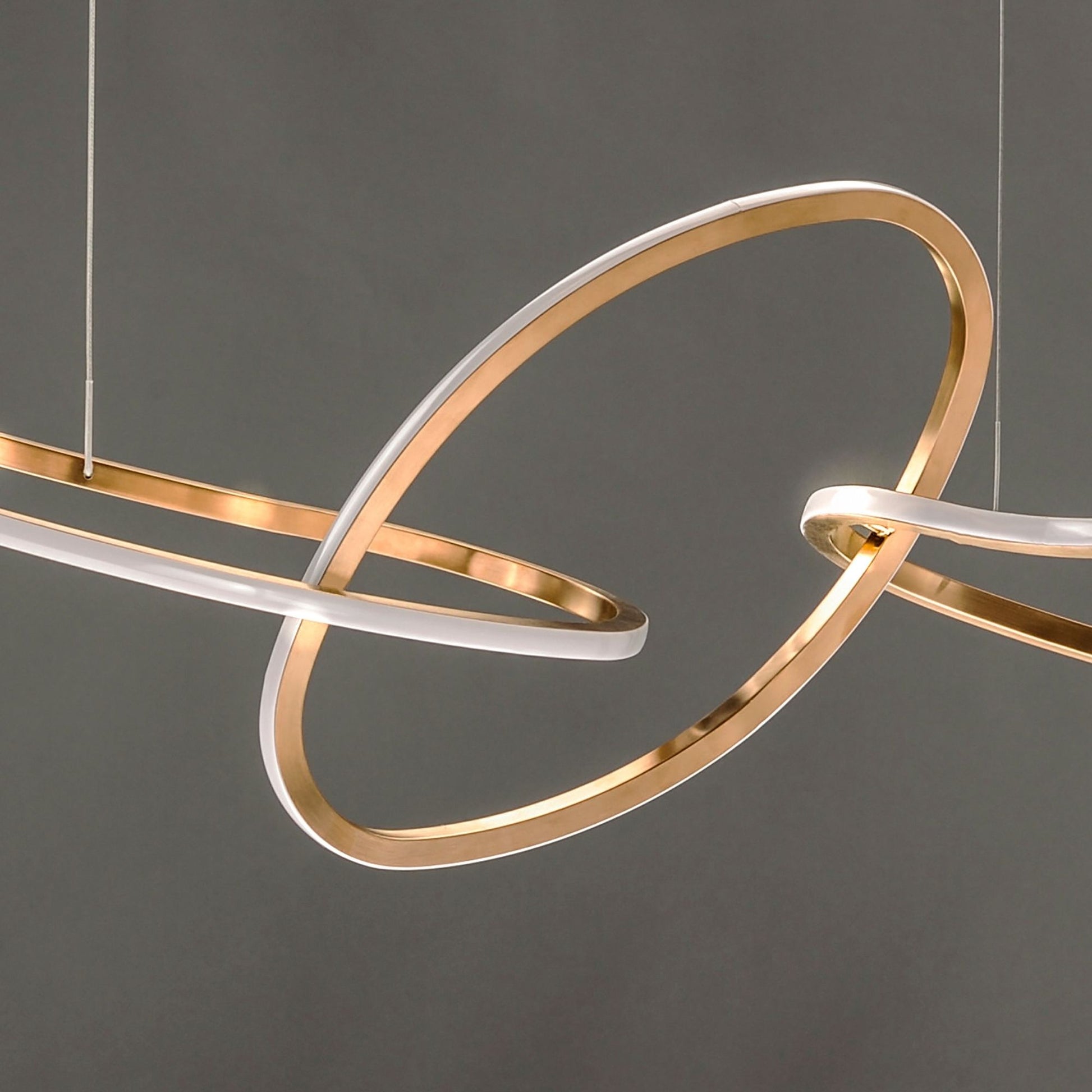 ET2 Lighting - Unity 55" Linear LED Pendant, Brushed Champagne Finish | Bees Lighting