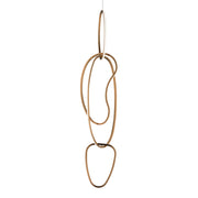 Unity 63" Vertical LED Pendant, Brushed Champagne Finish