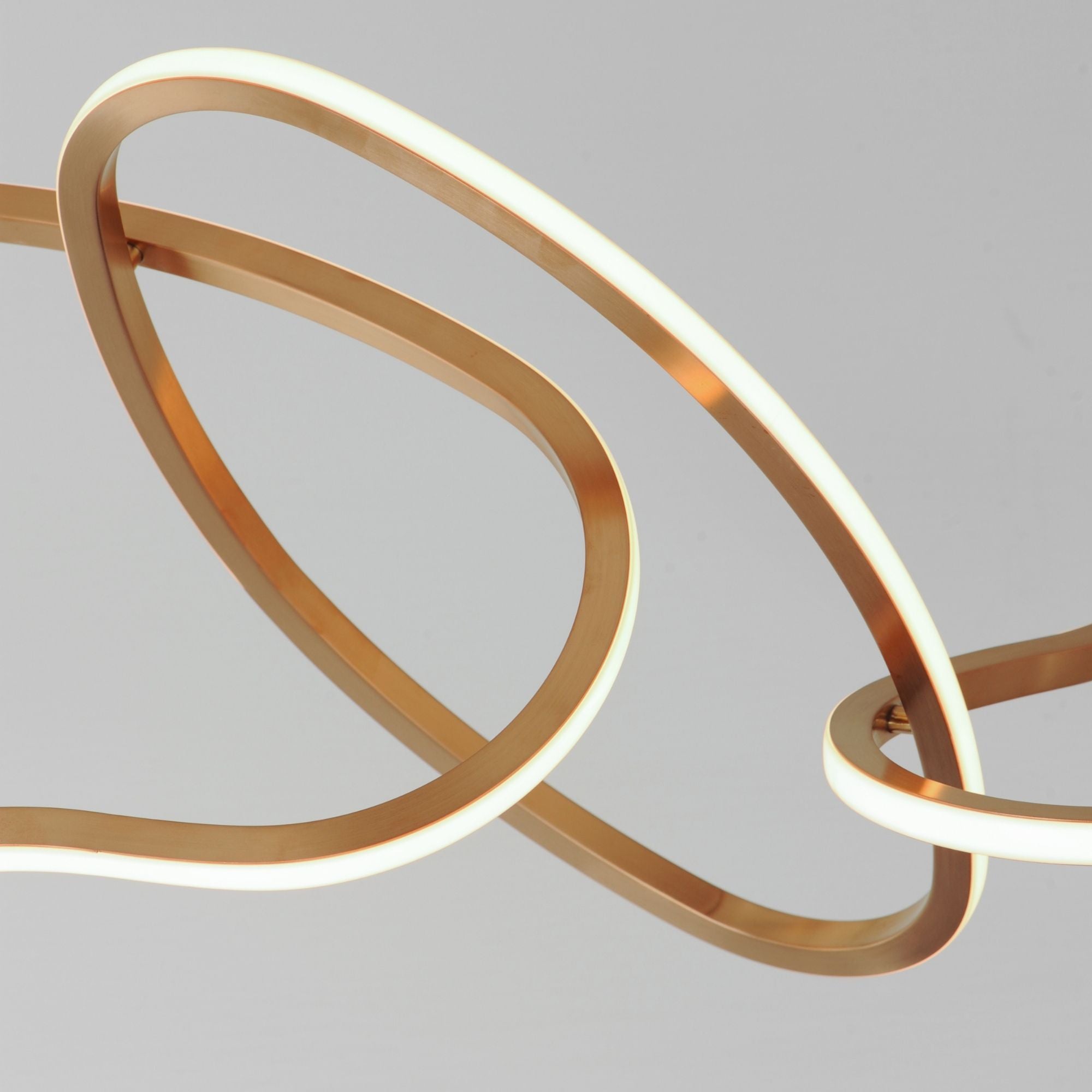 ET2 Lighting - Unity 69" Linear LED Pendant, Brushed Champagne Finish | Bees Lighting