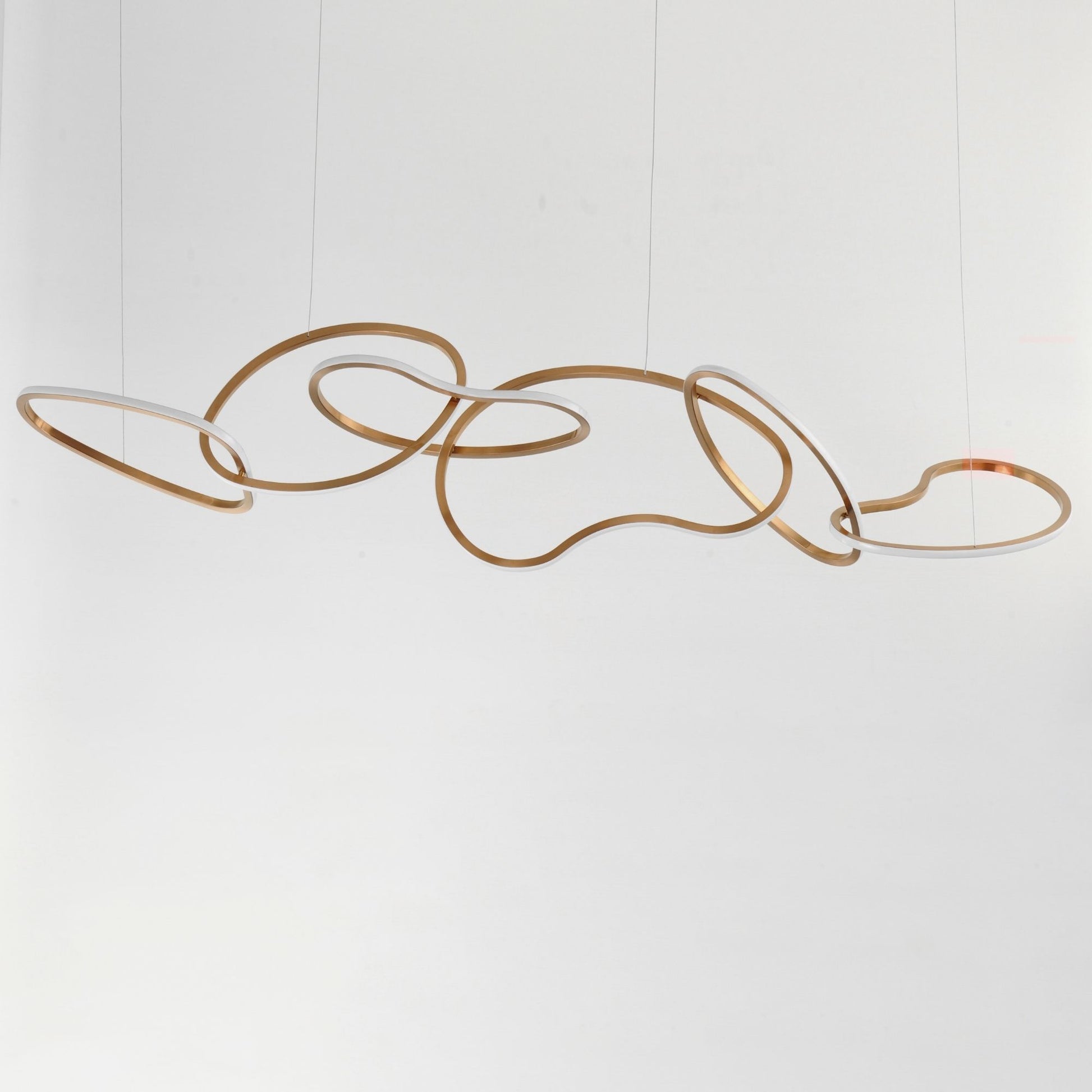 ET2 Lighting - Unity 69" Linear LED Pendant, Brushed Champagne Finish | Bees Lighting