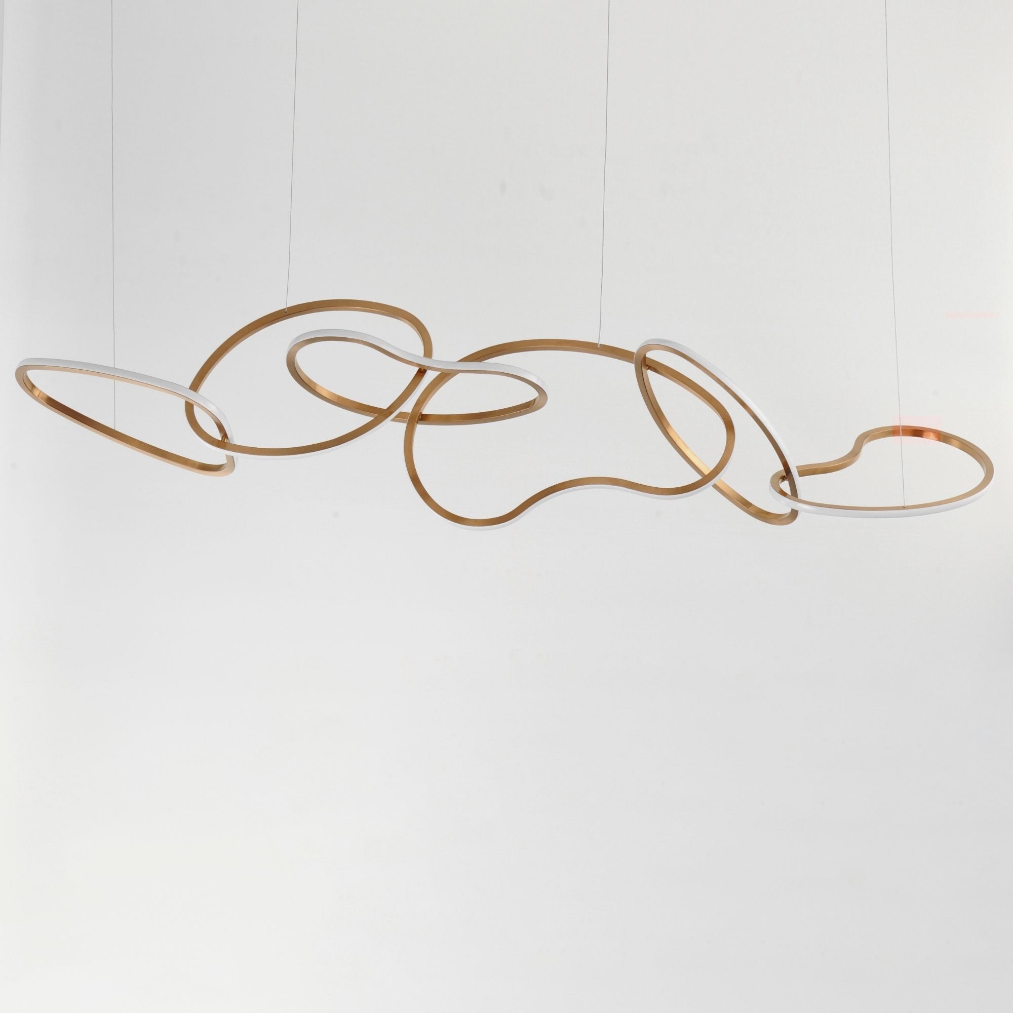 ET2 Lighting - Unity 69" Linear LED Pendant, Brushed Champagne Finish | Bees Lighting