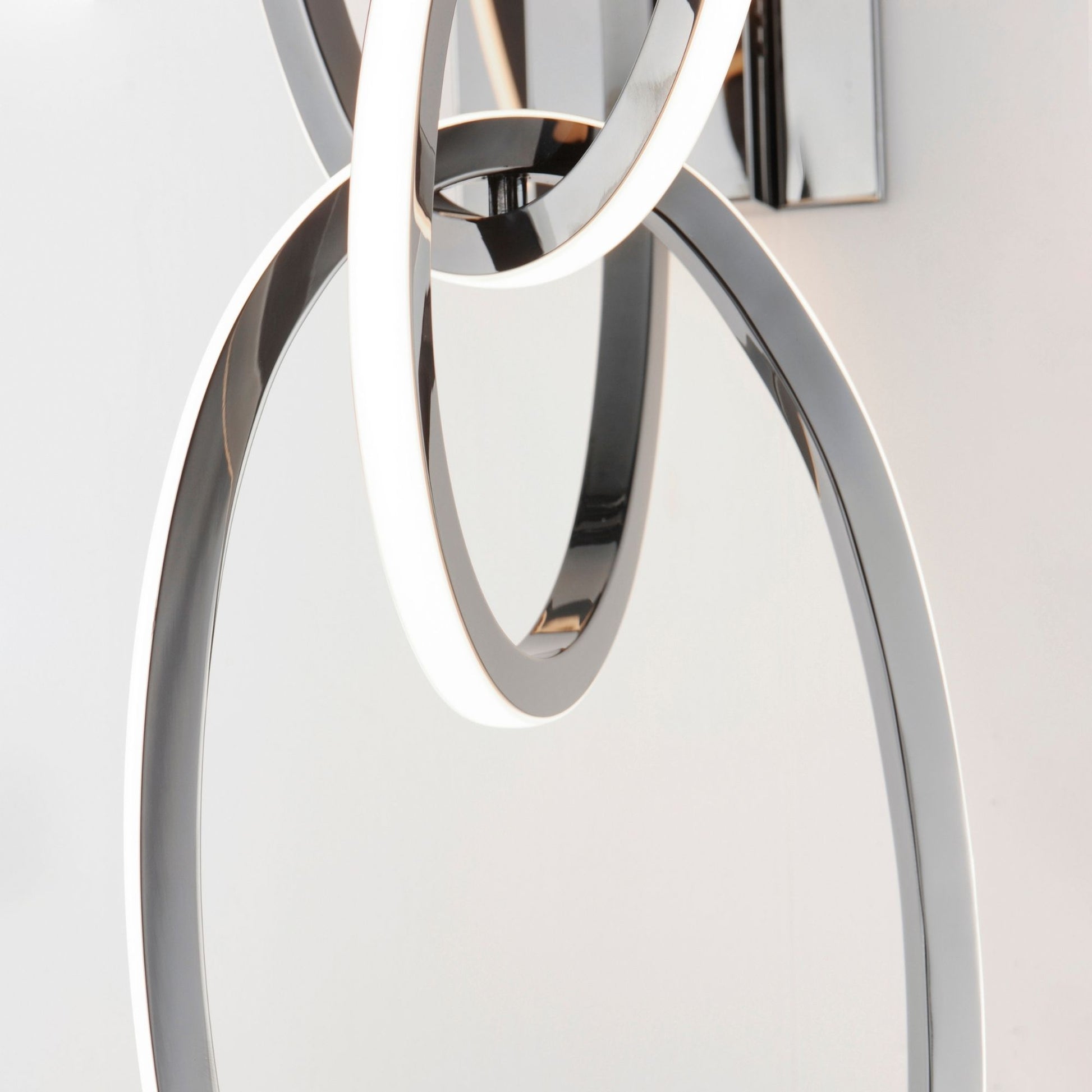 ET2 Lighting - Unity 27" 3-Light LED Wall Sconce, Black Chrome Finish | Bees Lighting