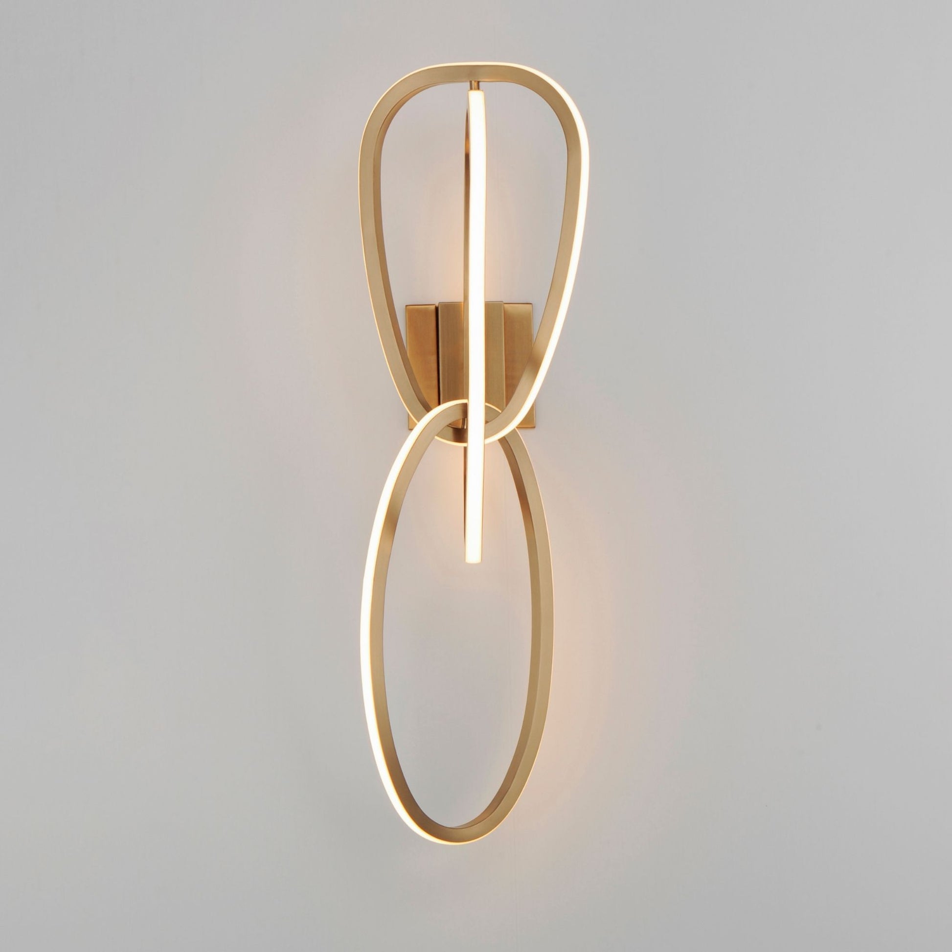 ET2 Lighting - Unity 27" 3-Light LED Wall Sconce, Brushed Champagne Finish | Bees Lighting