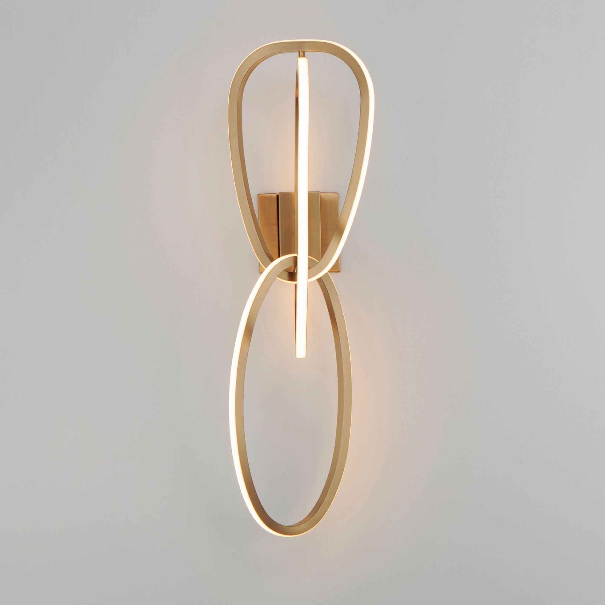ET2 Lighting - Unity 27" 3-Light LED Wall Sconce, Brushed Champagne Finish | Bees Lighting