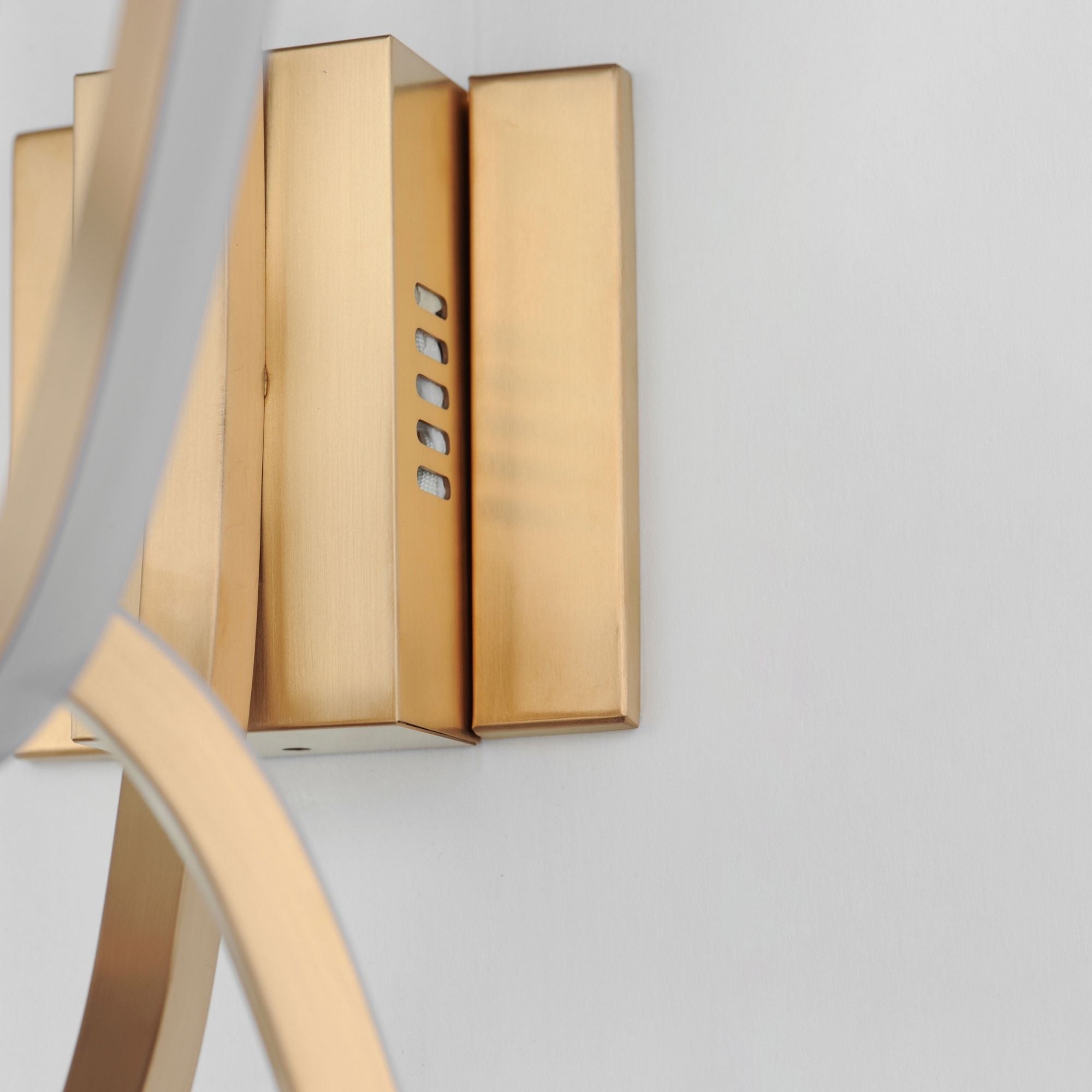 ET2 Lighting - Unity 27" 3-Light LED Wall Sconce, Brushed Champagne Finish | Bees Lighting