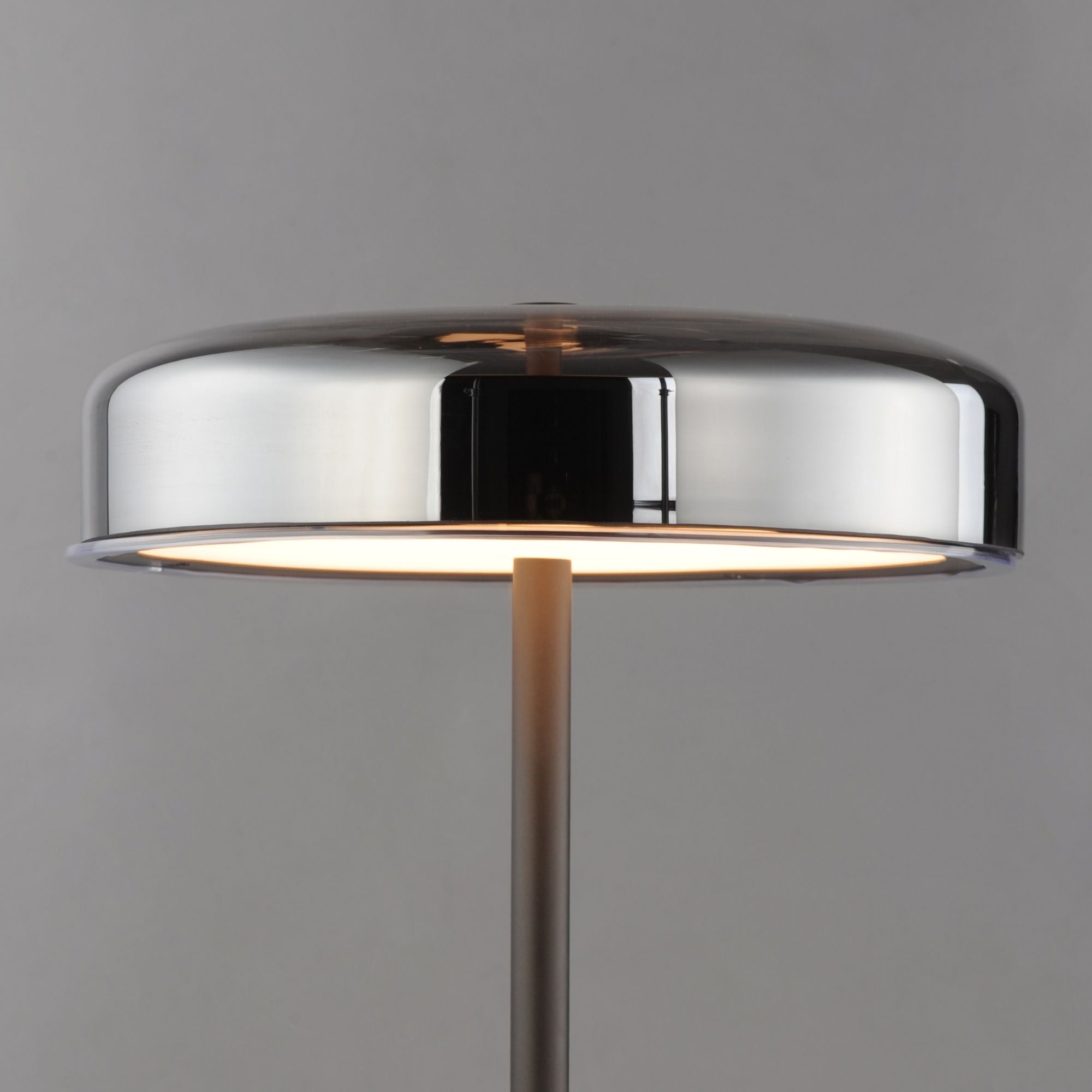 Voto 18" LED Table Lamp, Gunmetal Finish