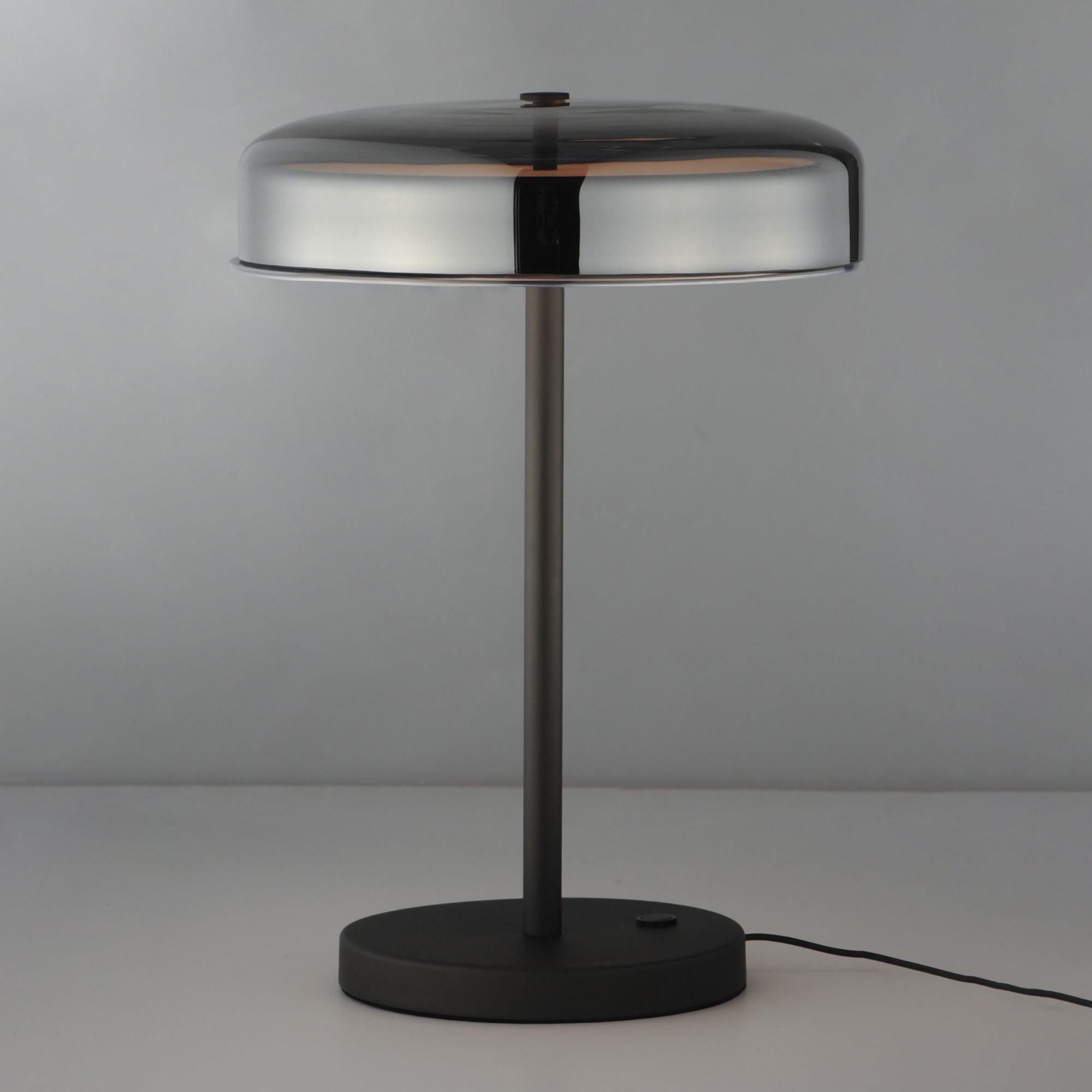 Voto 18" LED Table Lamp, Gunmetal Finish