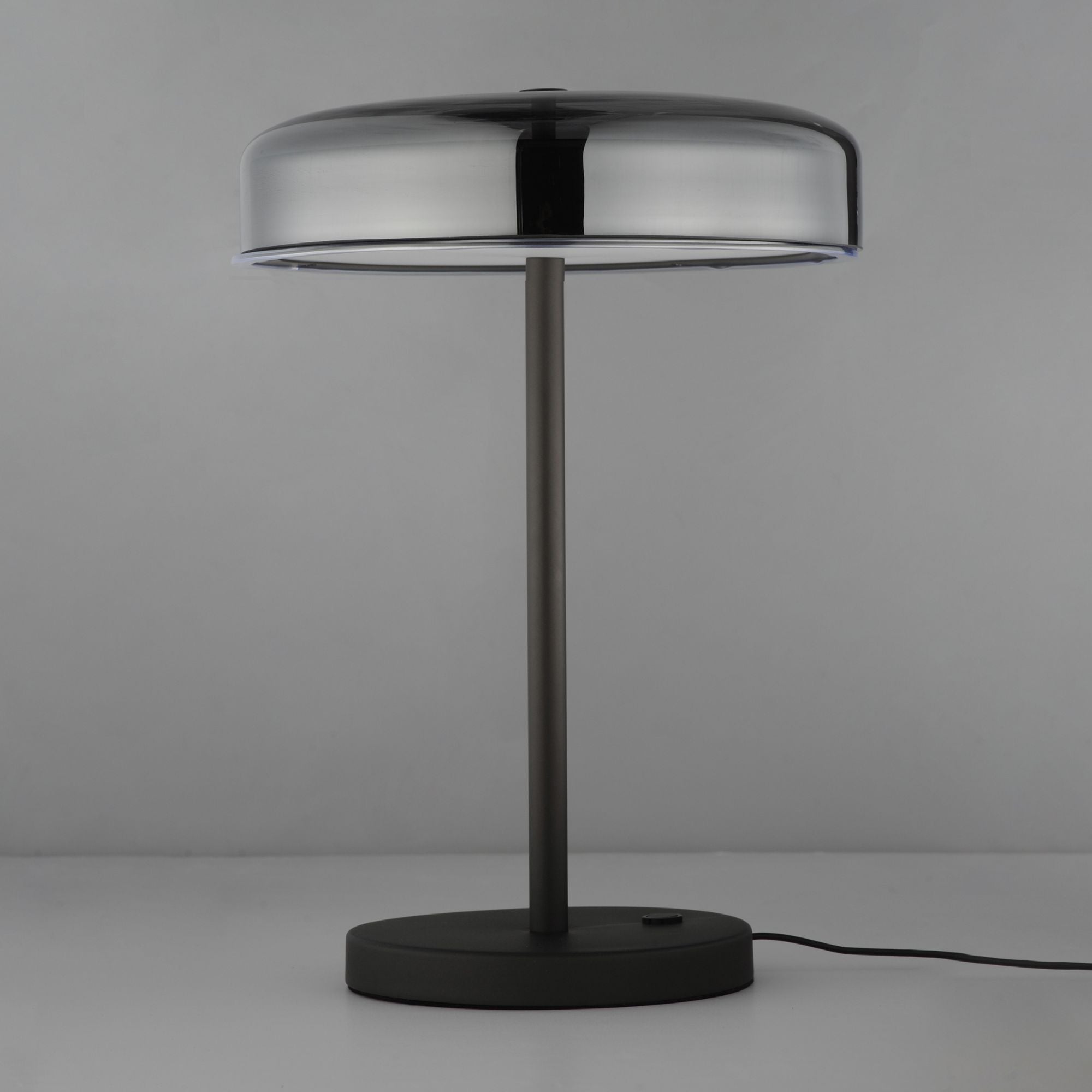 Voto 18" LED Table Lamp, Gunmetal Finish