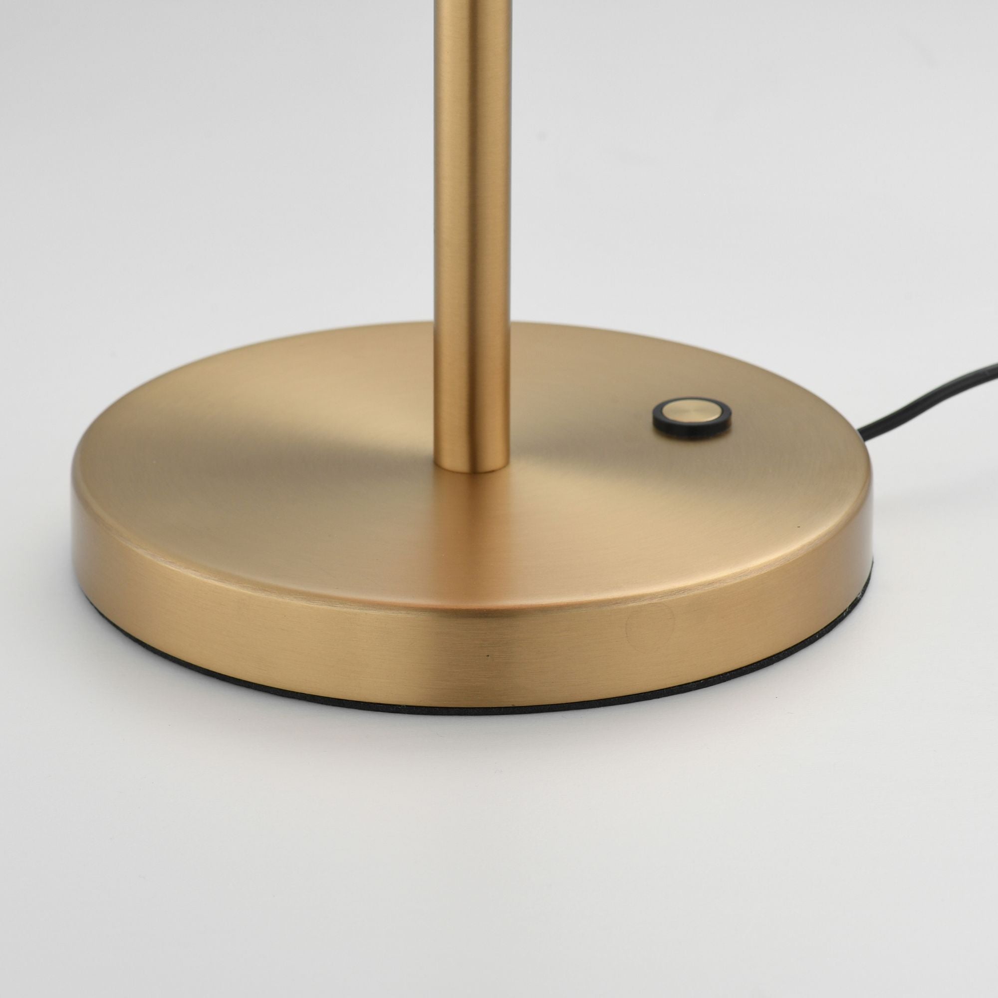 Voto 18" LED Table Lamp, Natural Aged Brass Finish