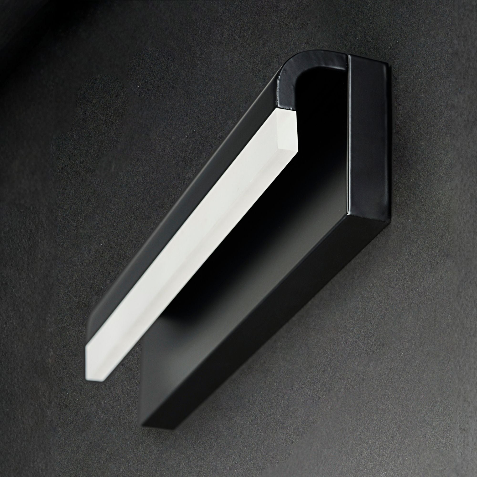 Waterfall 18" LED Bath Vanity, Black Finish