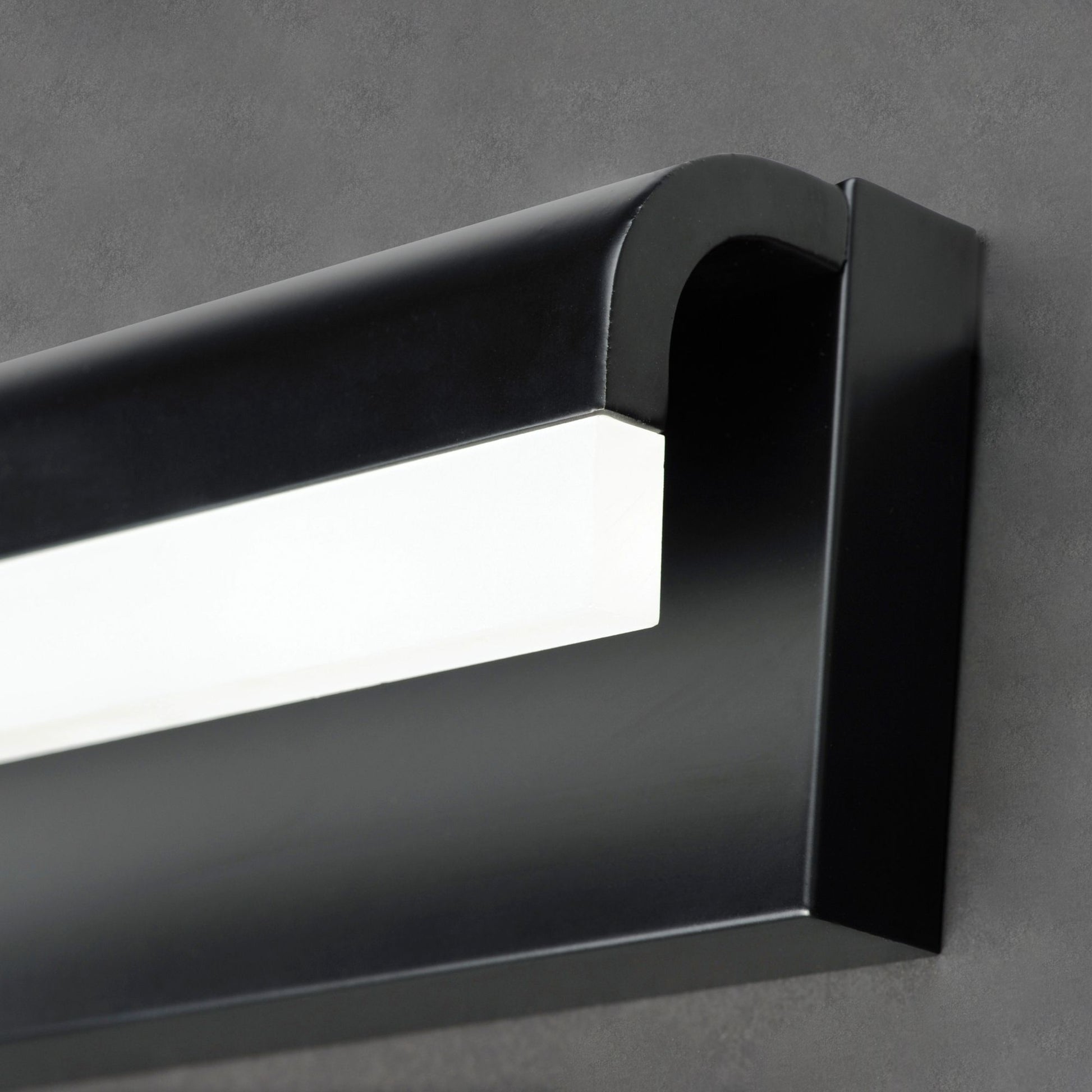 ET2 Lighting - Waterfall 30" LED Bath Vanity, Black Finish | Bees Lighting