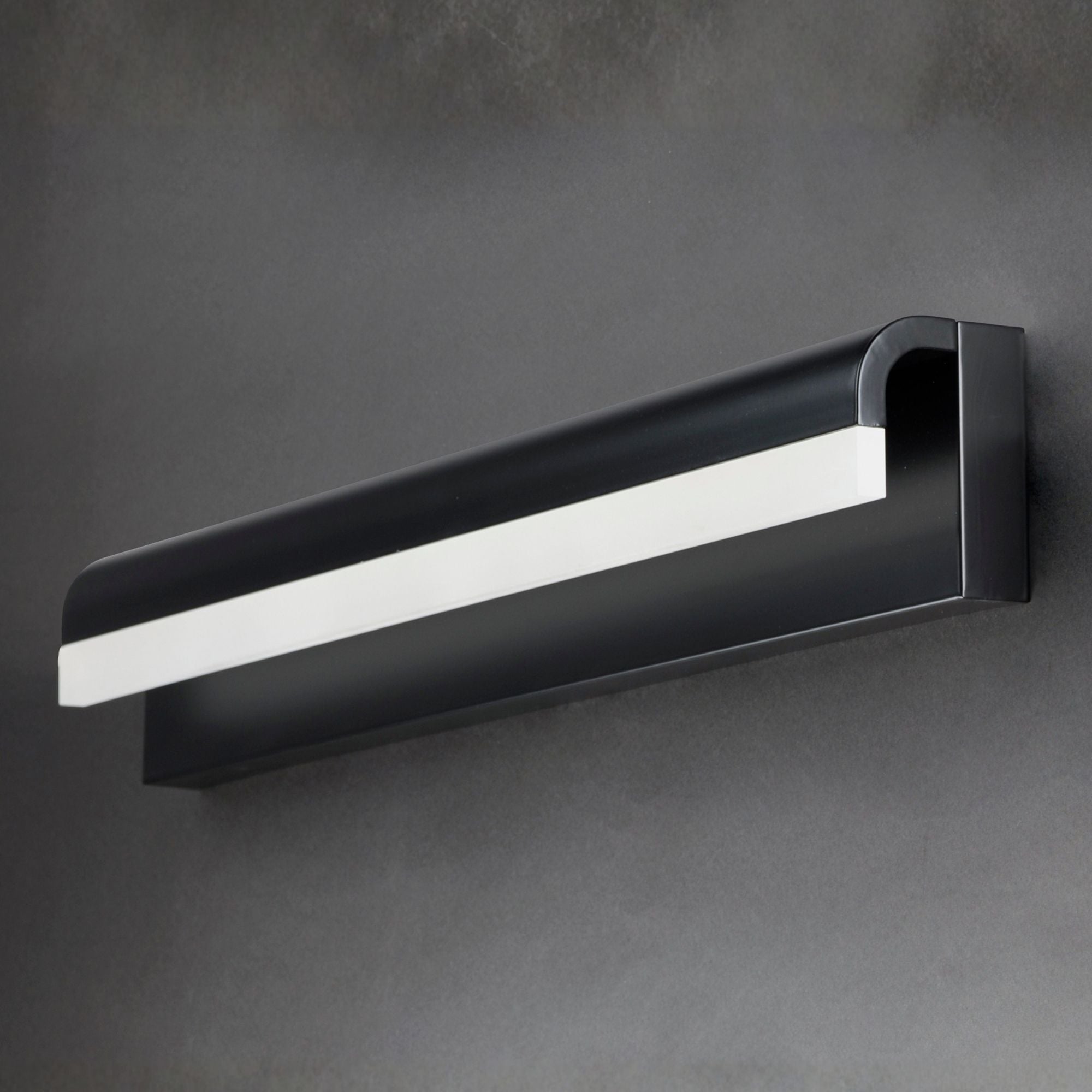 ET2 Lighting - Waterfall 30" LED Bath Vanity, Black Finish | Bees Lighting