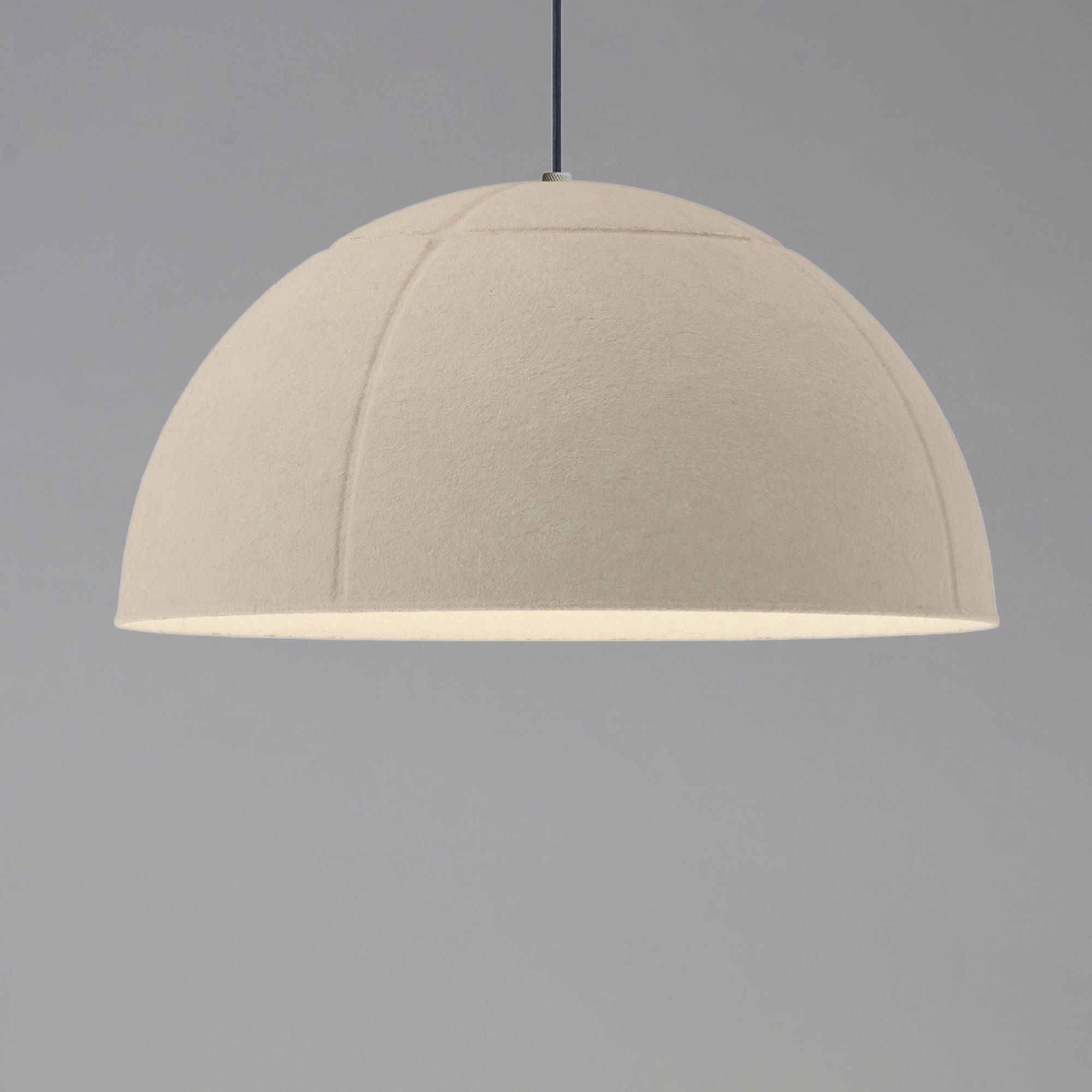 ET2 Lighting - Wimbledon 16" LED Pendant, Light Cream Finish | Bees Lighting