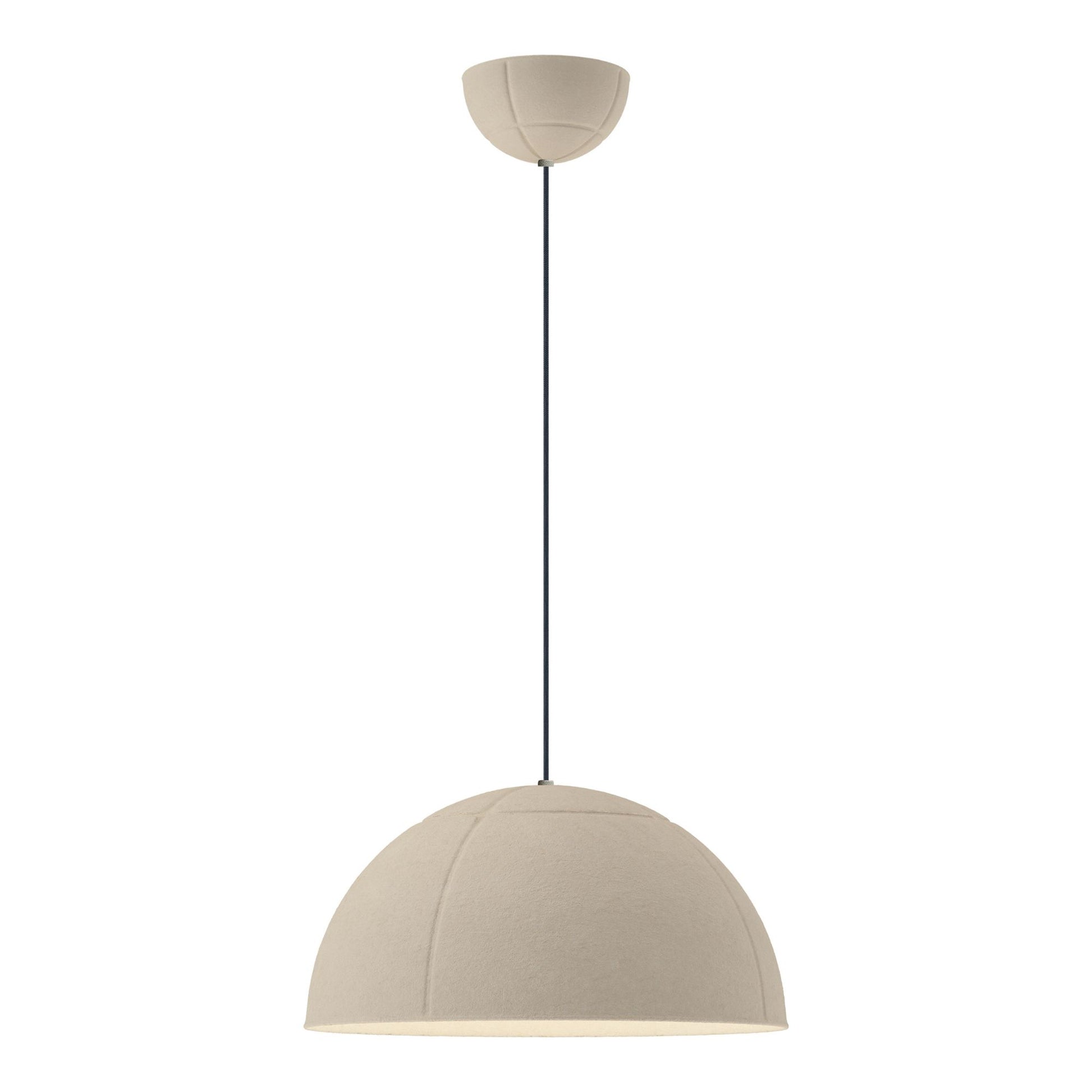 ET2 Lighting - Wimbledon 16" LED Pendant, Light Cream Finish | Bees Lighting