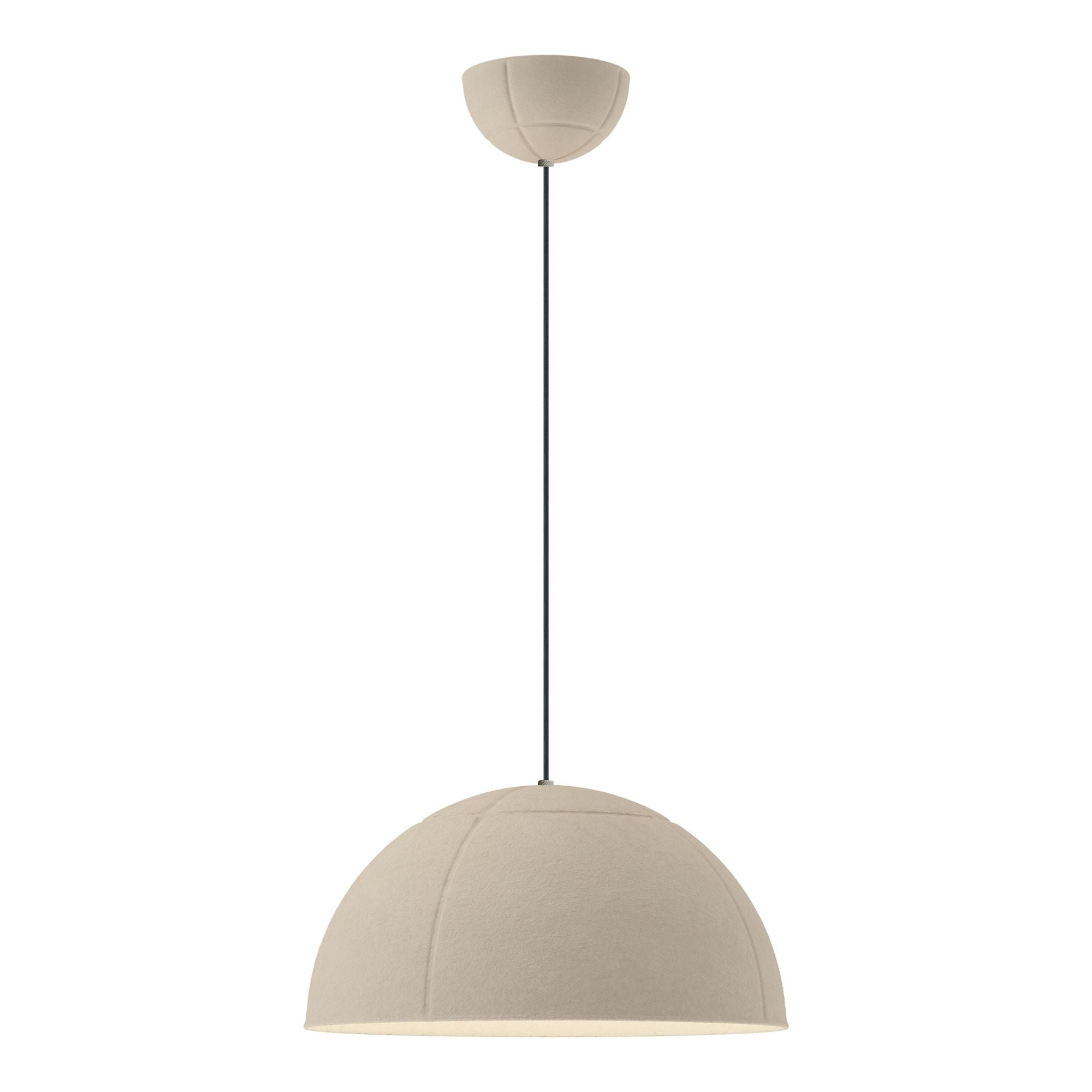 ET2 Lighting - Wimbledon 16" LED Pendant, Light Cream Finish | Bees Lighting