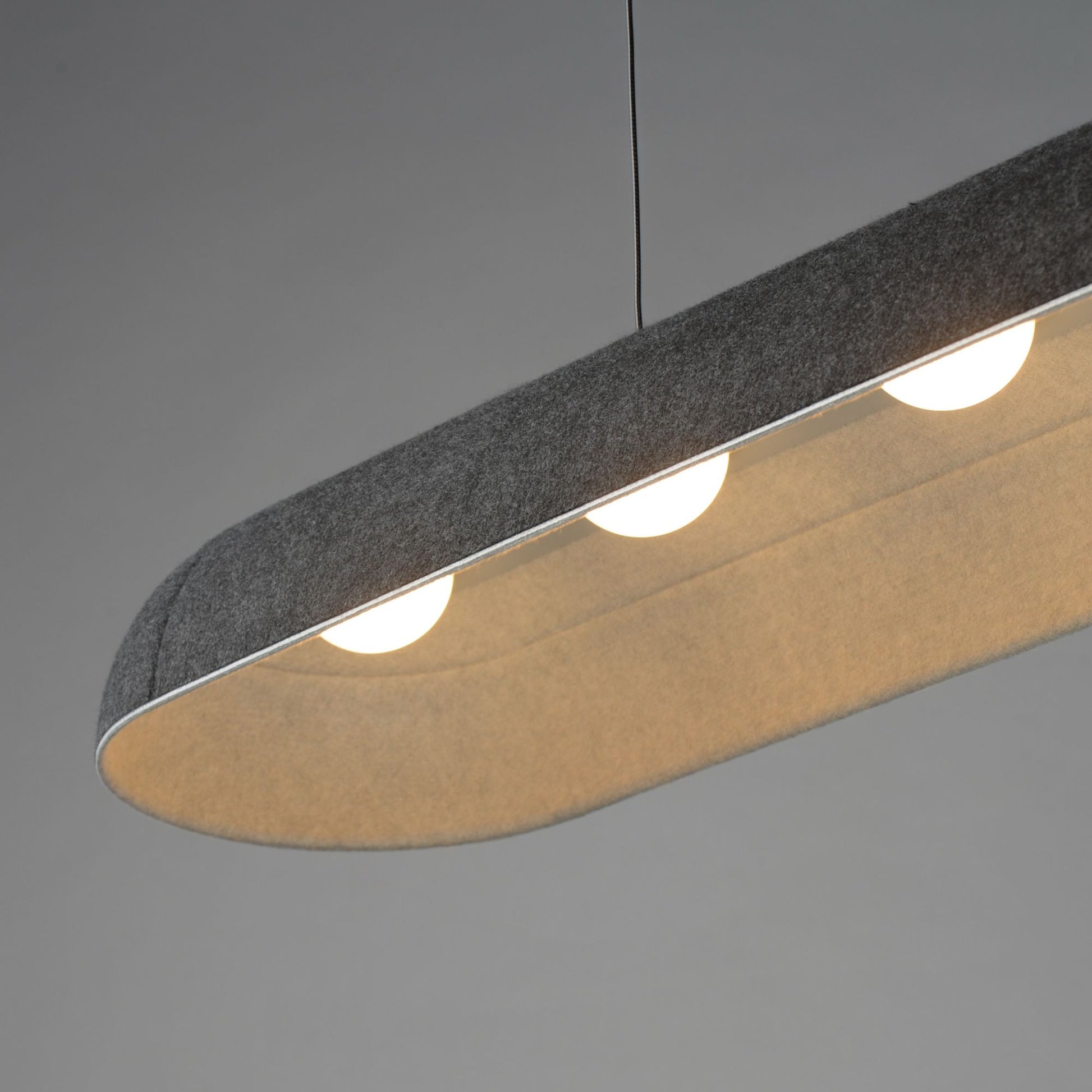 ET2 Lighting - Wimbledon 40" LED Linear Pendant, Dark Gray Finish | Bees Lighting