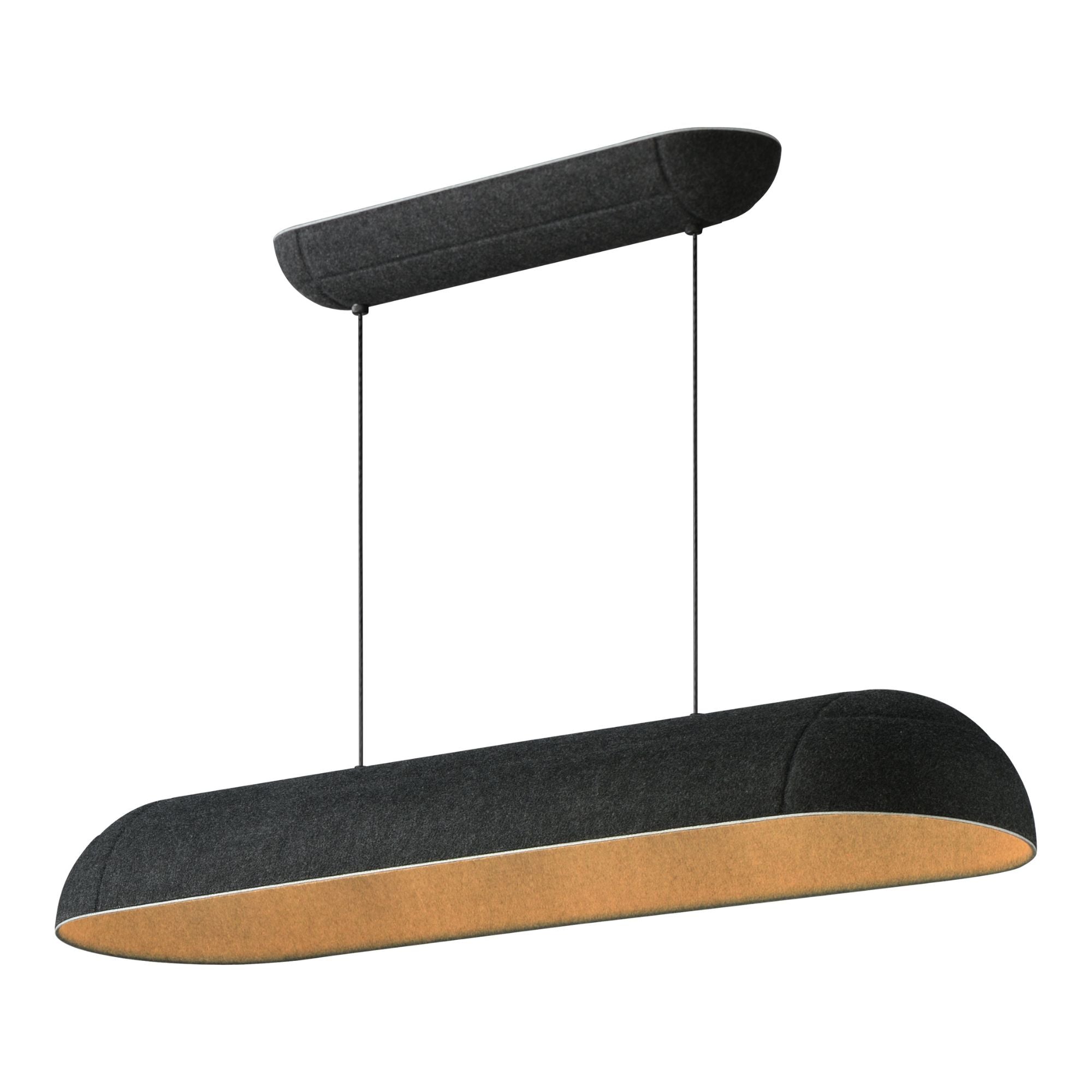 ET2 Lighting - Wimbledon 40" LED Linear Pendant, Dark Gray Finish | Bees Lighting