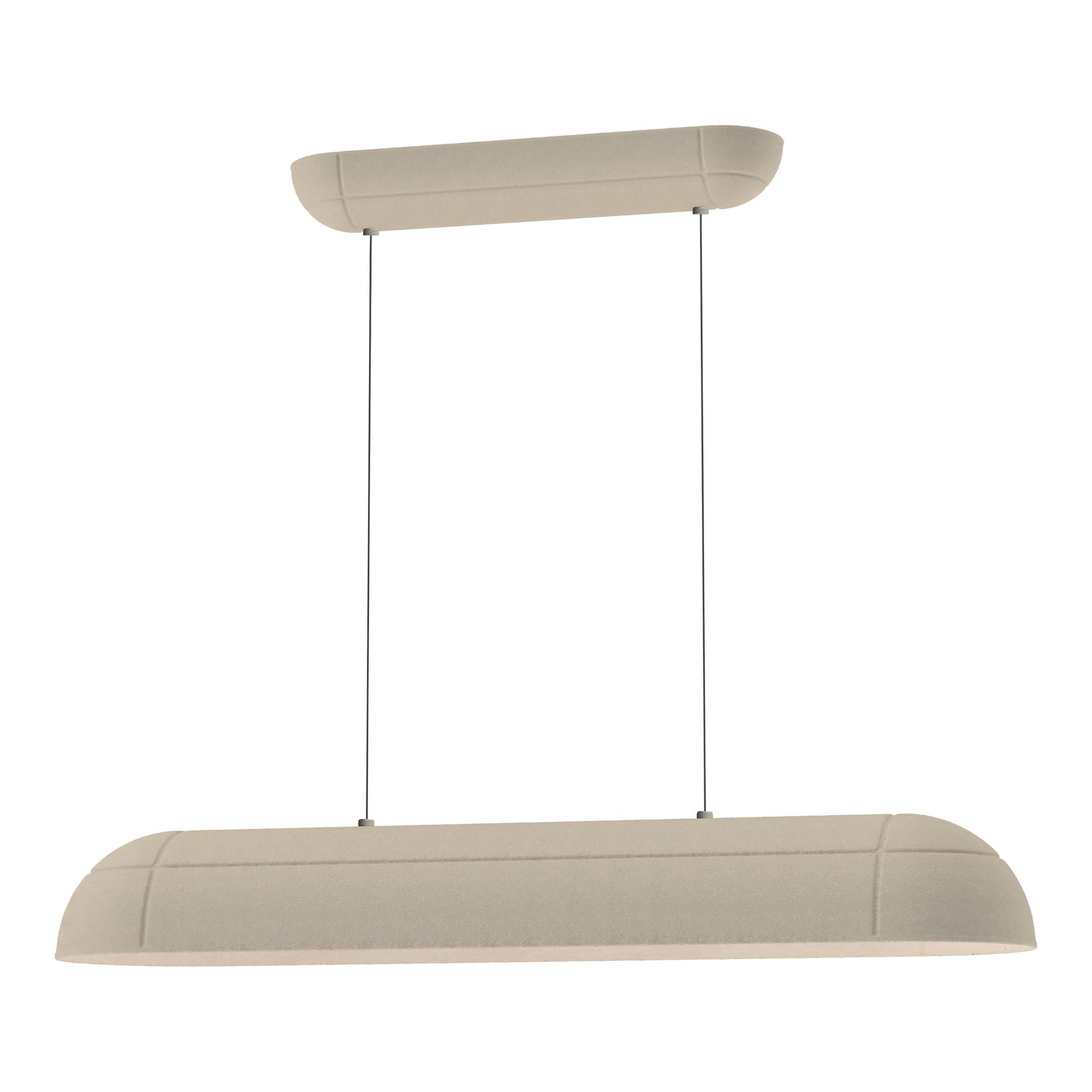 ET2 Lighting - Wimbledon 40" LED Linear Pendant, Light Cream Finish | Bees Lighting